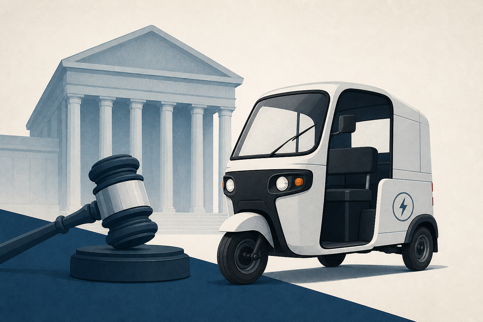 A Humble 3-Wheel Electric Vehicle Lands Toyota in Federal Court