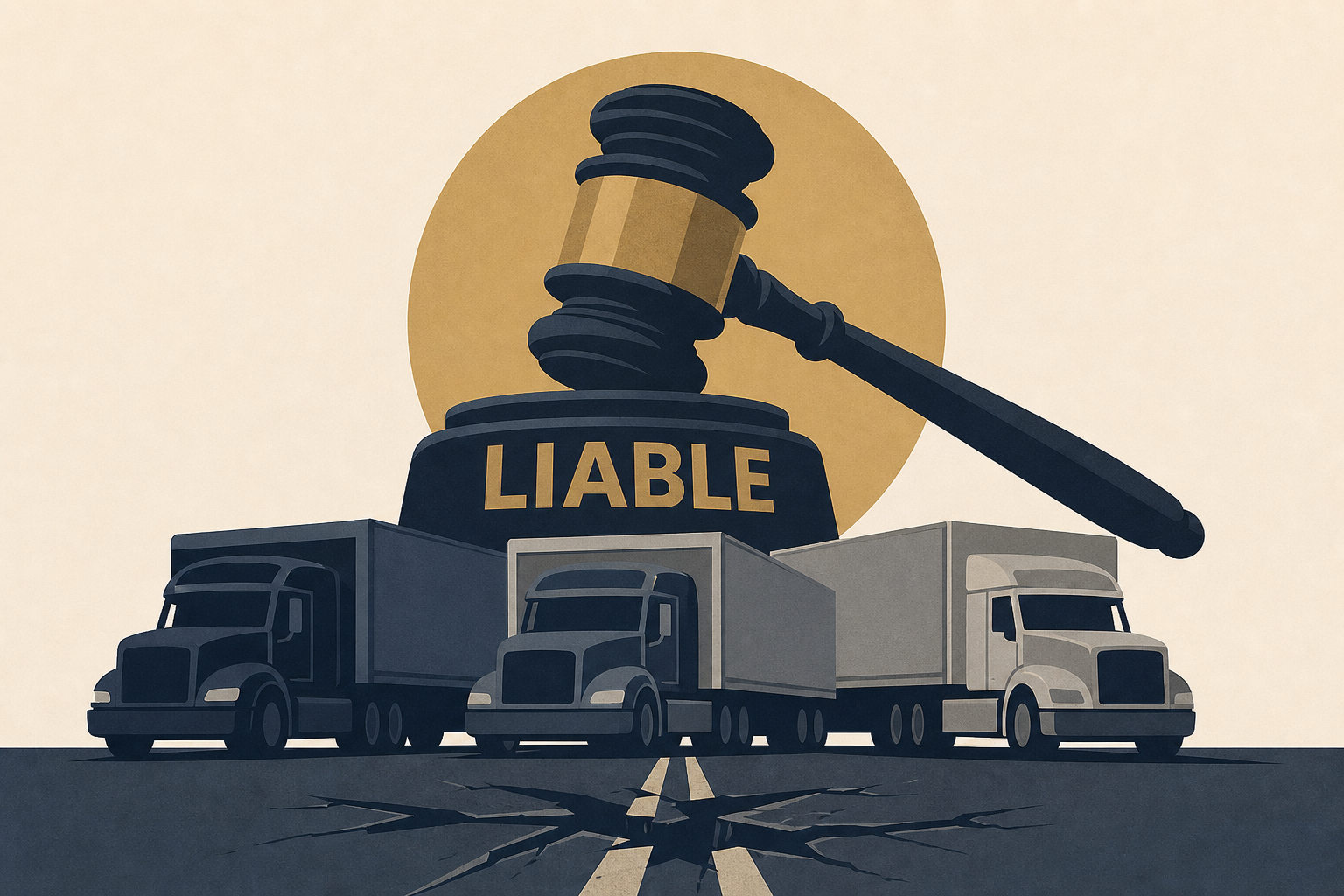 One crash, 3 trucking firms found liable in California nuclear verdict