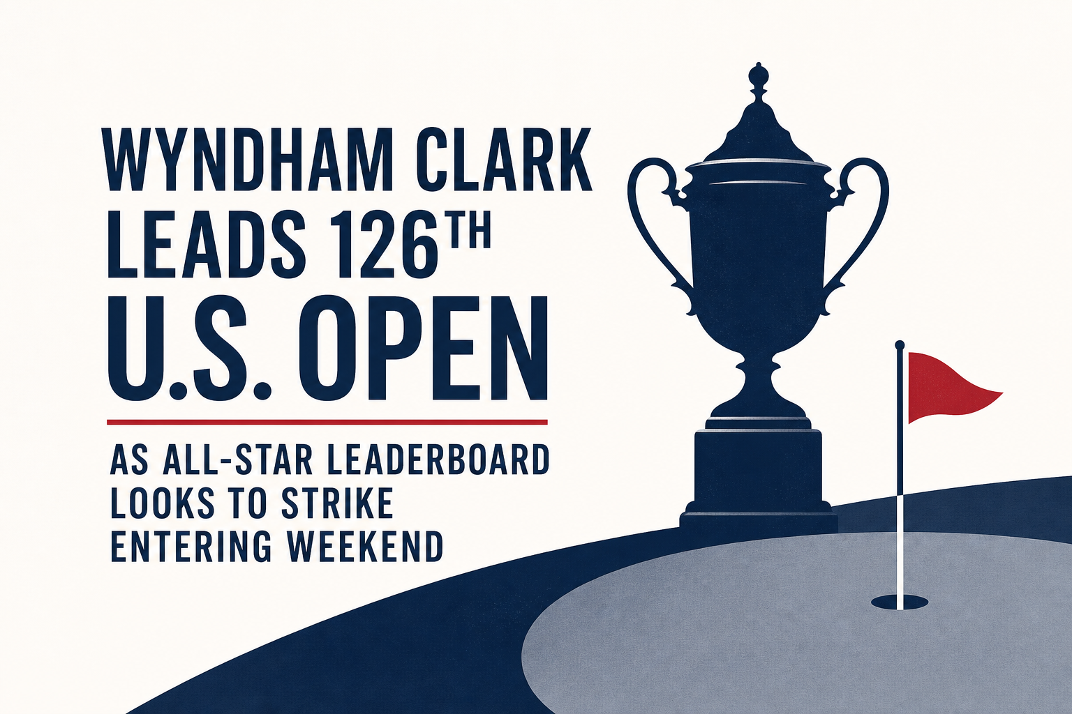Wyndham Clark leads 126th U.S. Open as all-star leaderboard looks to strike entering weekend
