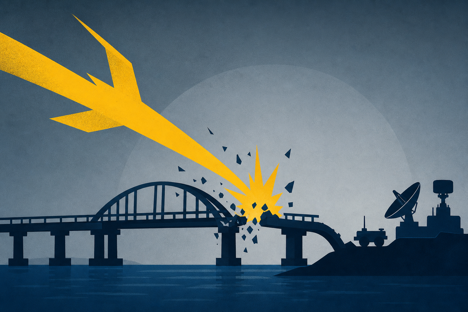 Ukraine Strikes Henichesk Strait Bridge and Russian Military Targets
