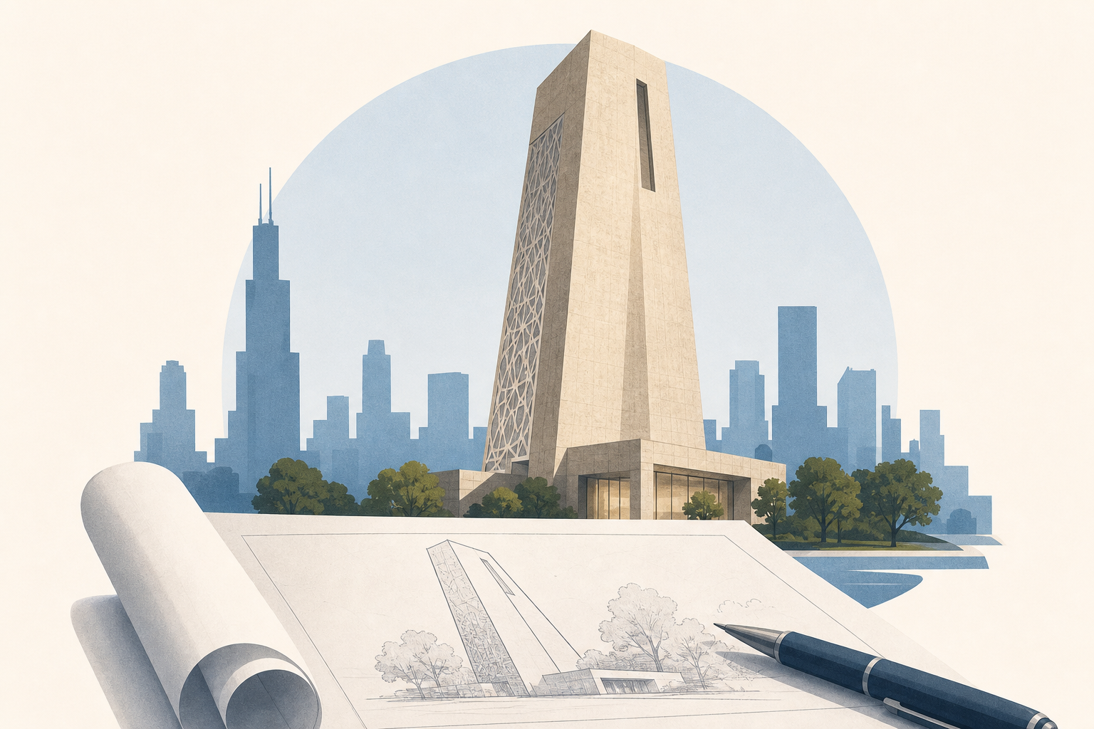 Obama Presidential Center engineer defends bold tower design in Chicago