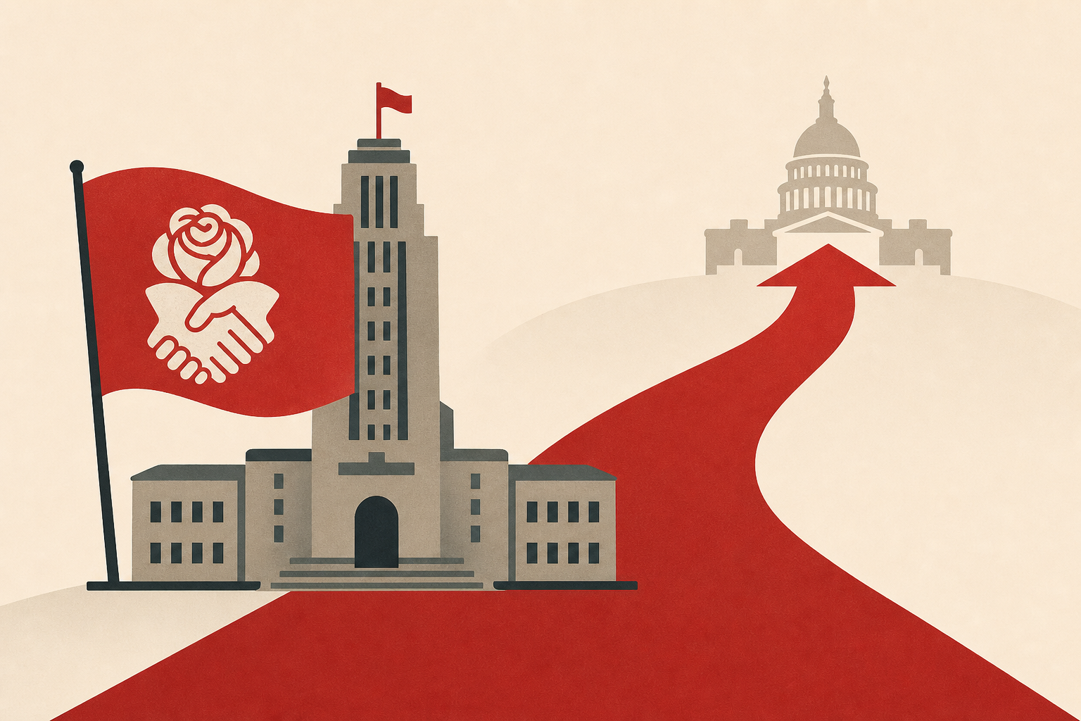 Democratic Socialists Took City Hall. Now They’re Aiming at Congress.
