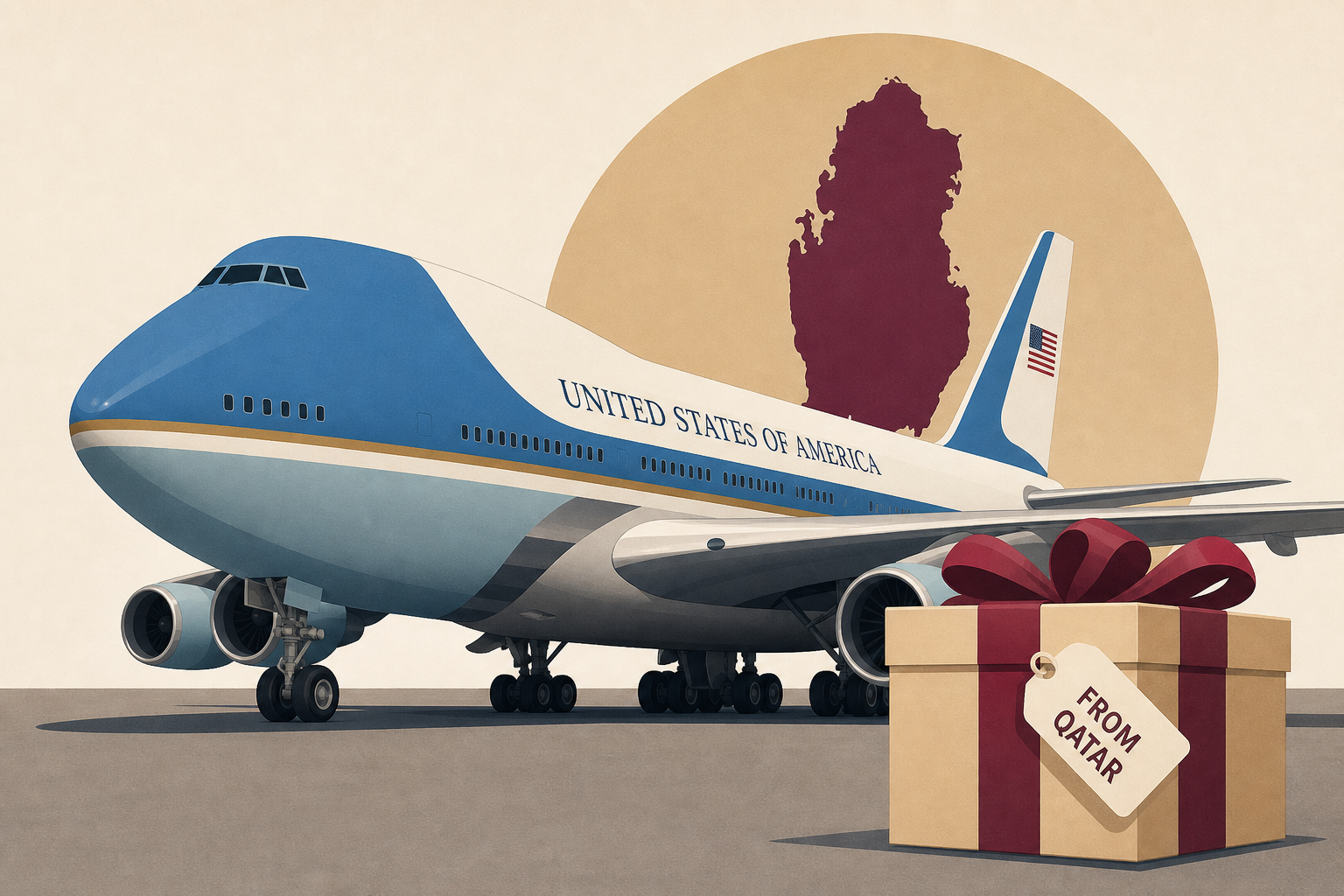 Trump unveils new Air Force One converted from luxury jet gifted by Qatar