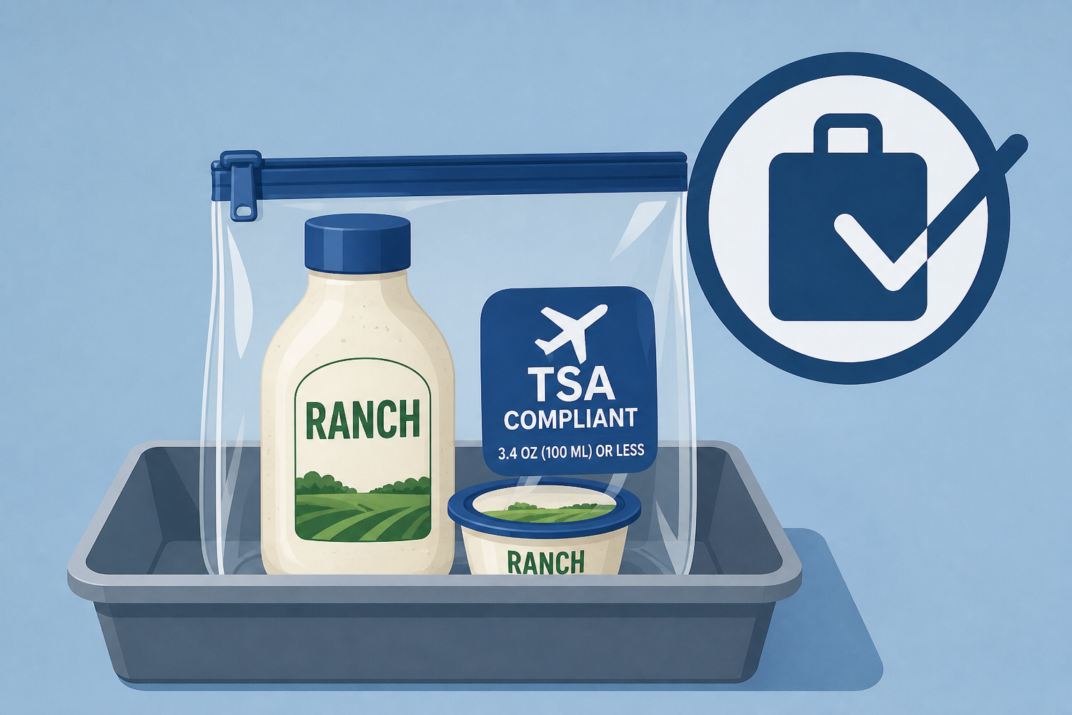 Kraft is making a TSA-compliant ranch travel kit