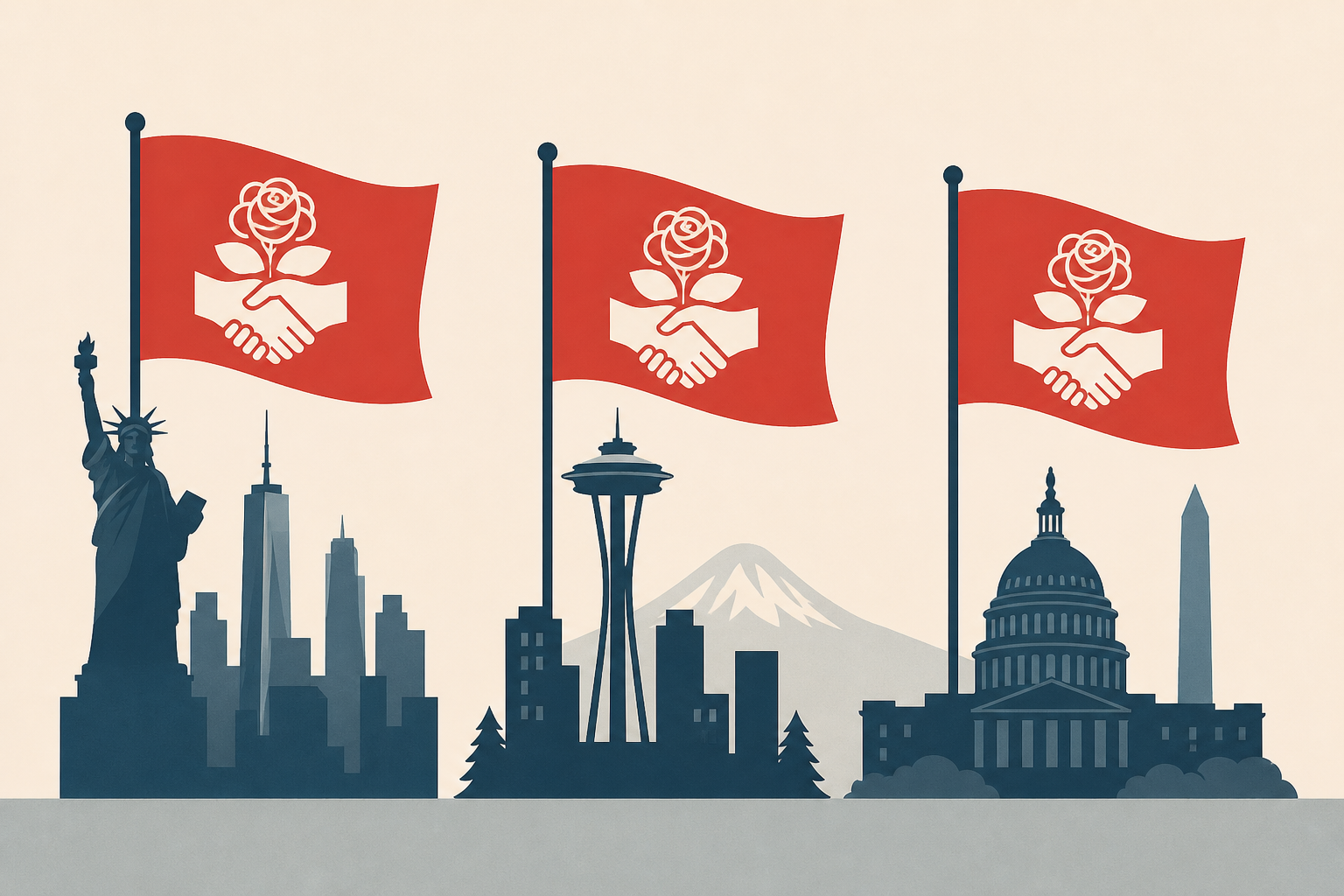 From New York to Seattle to DC, more cities are picking democratic socialist leaders