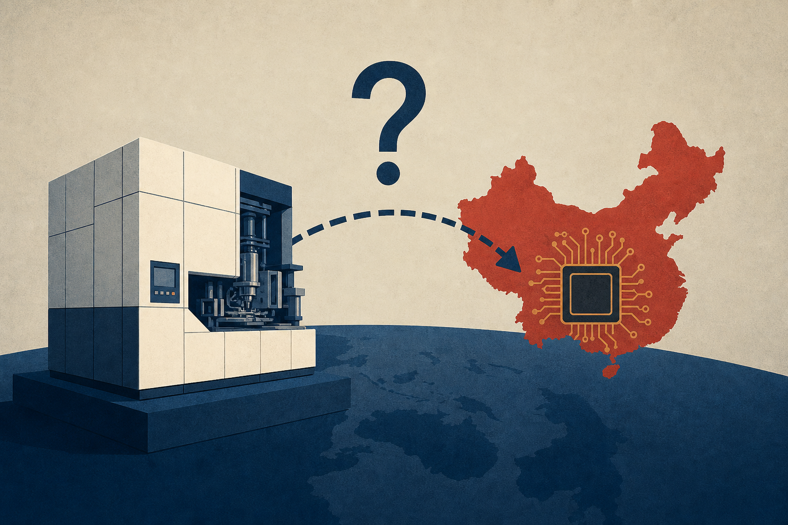 The Trump administration suspects an ASML chipmaking machine made it into China. ASML says that's impossible.