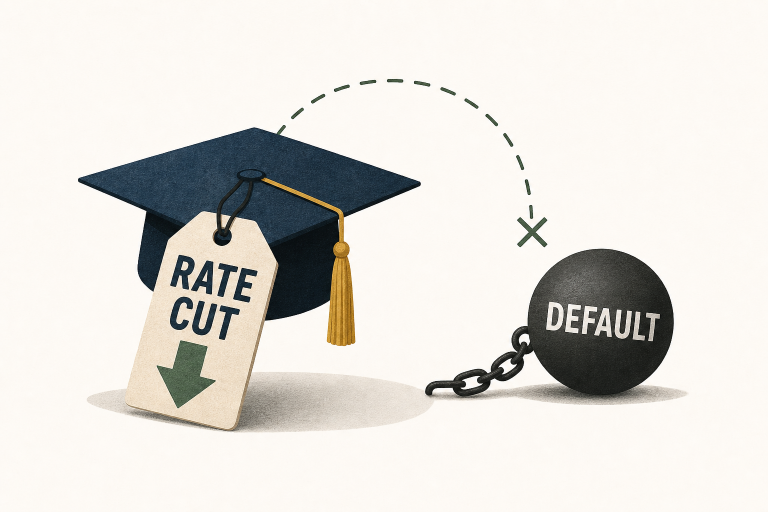 Trump's student loan rate cut excludes most of the 9 million borrowers in default