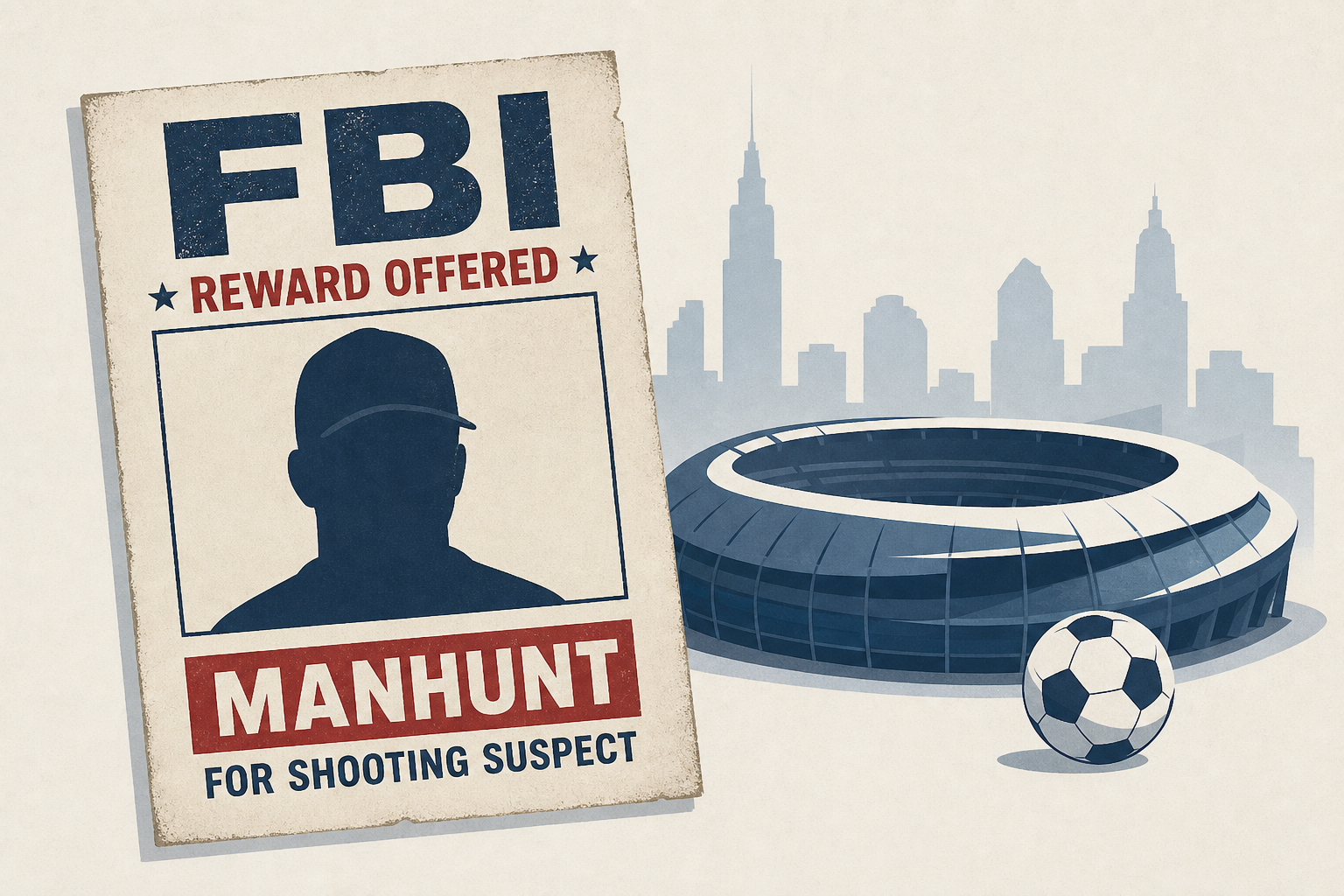 FBI offers reward in manhunt for KC shooting suspect near World Cup stadium