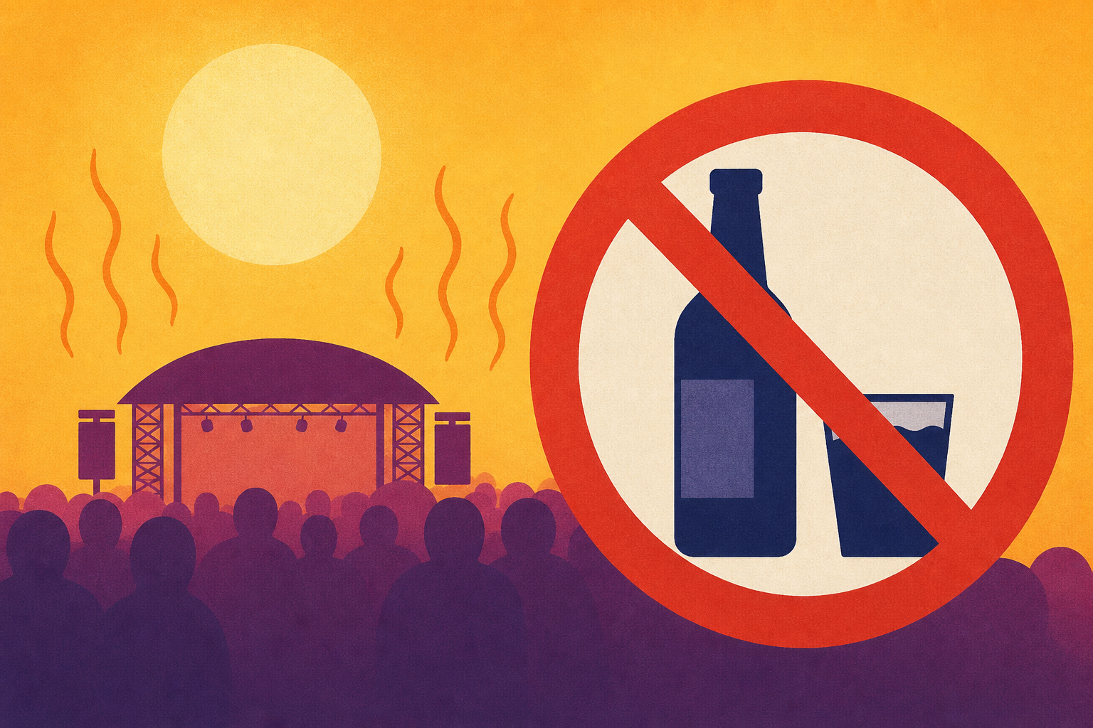 France curbs public drinking as heatwave hits music festival crowds