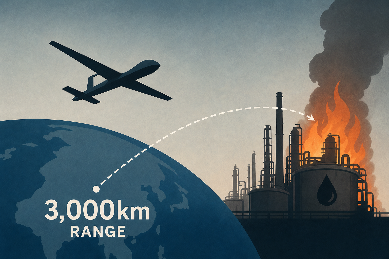 Zelensky says Ukraine drones hit oil refinery in Russia’s Tyumen, now have 3,000km range
