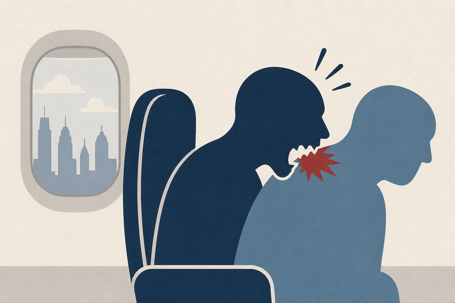 Pilot reports passenger bit a fellow flyer on plane approaching Philadelphia: "He's trying to fight everybody"
