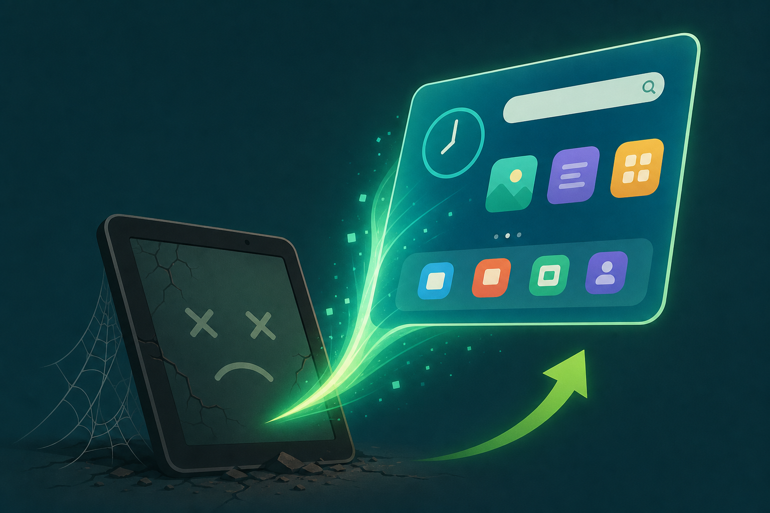 I resurrected a dead Android tablet with this unique third-party launcher