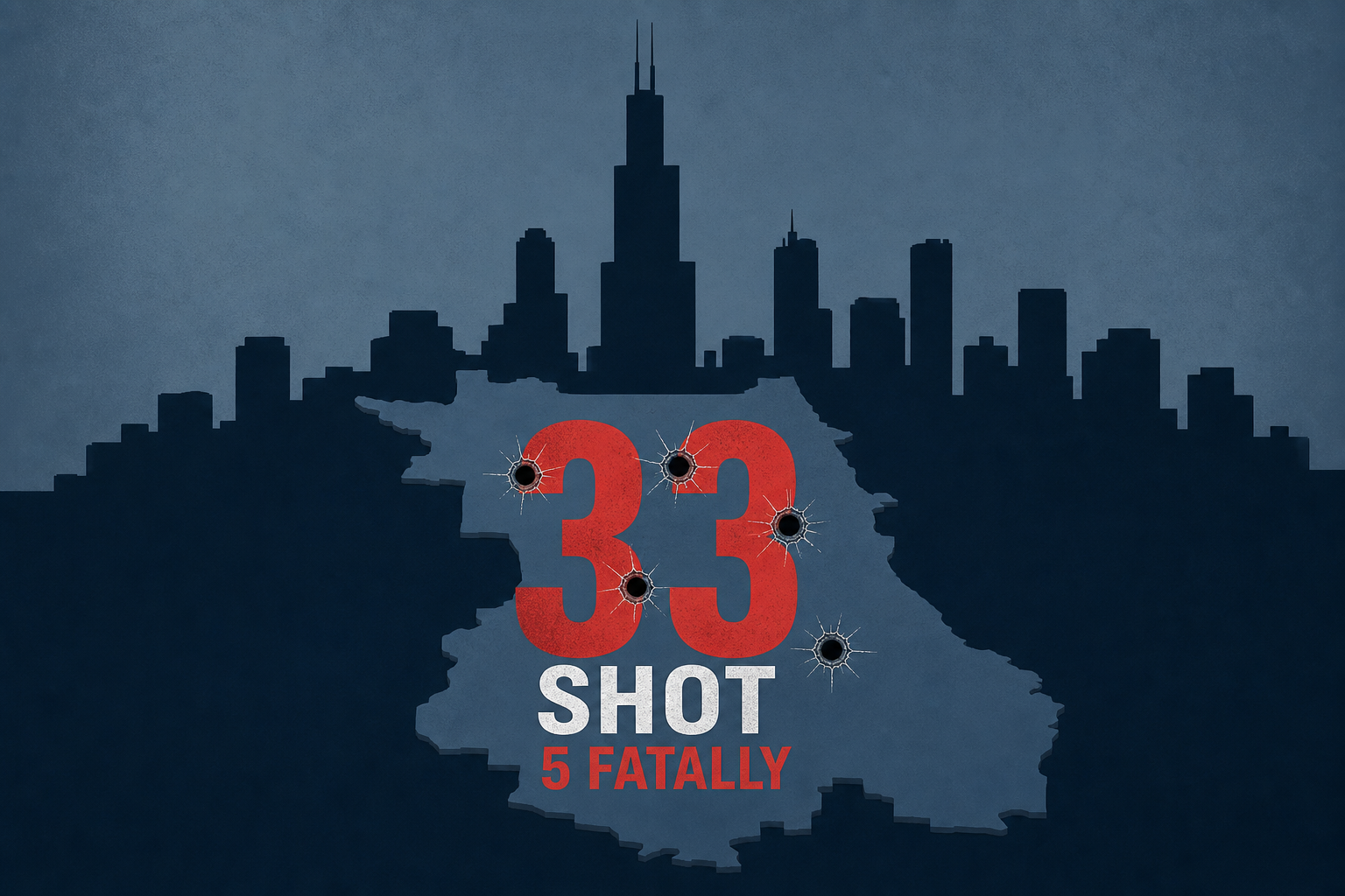 At least 33 shot, 5 fatally, in shootings across Chicago this weekend, police say