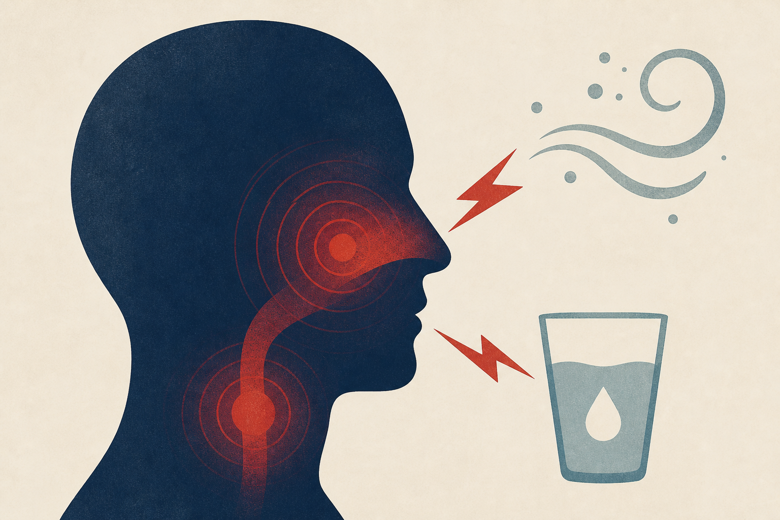 For Some People, Every Gulp or Sniff Is Torture