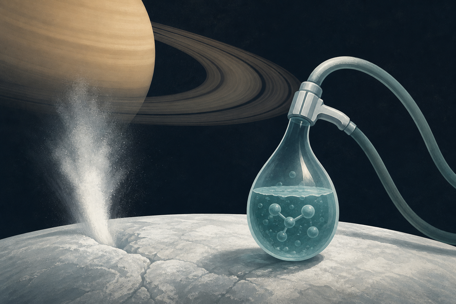 Saturn's moon an ideal place for interplanetary gas station: Study