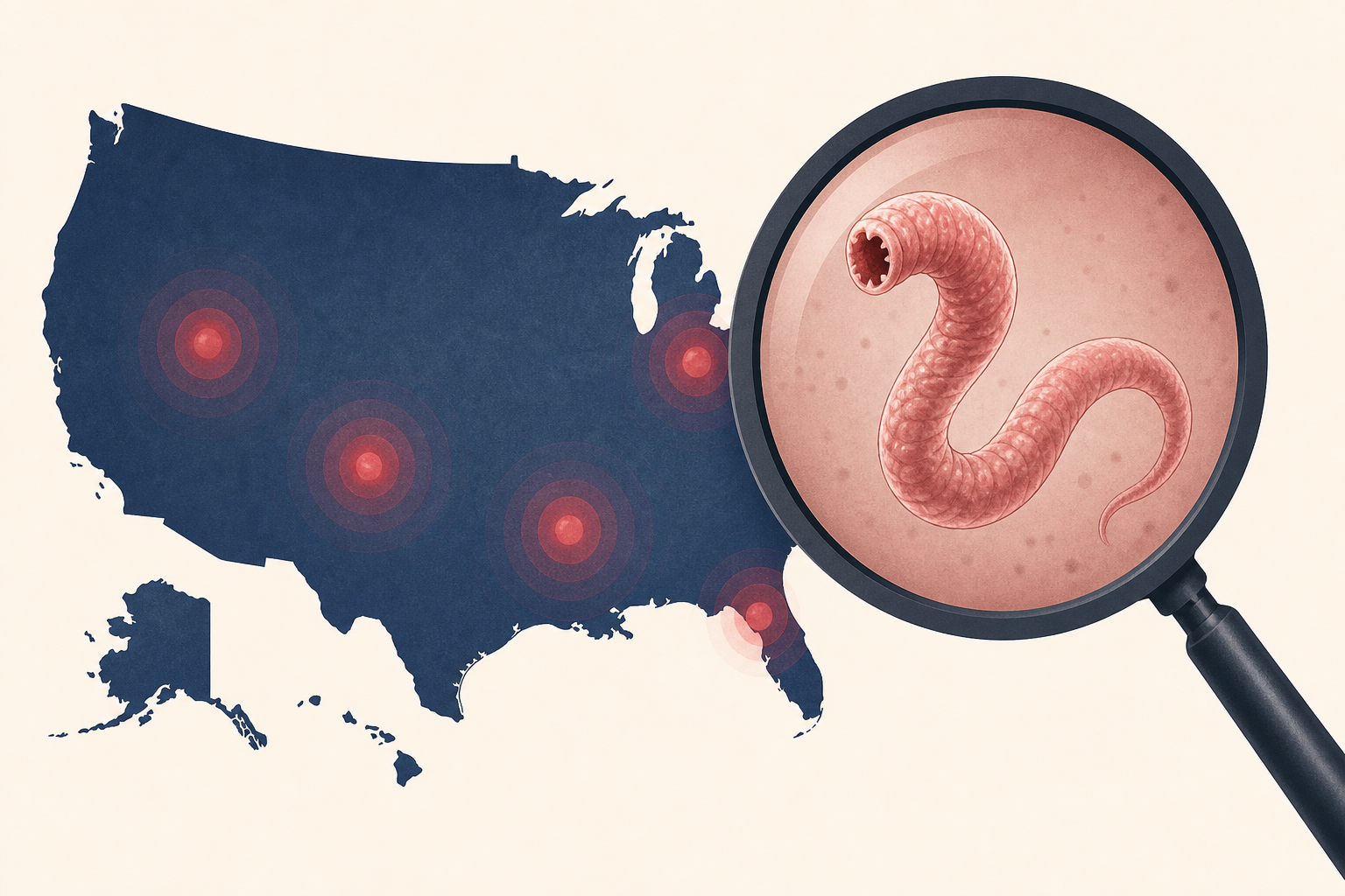 Everything you need to know about a flesh-eating parasite spreading in the US