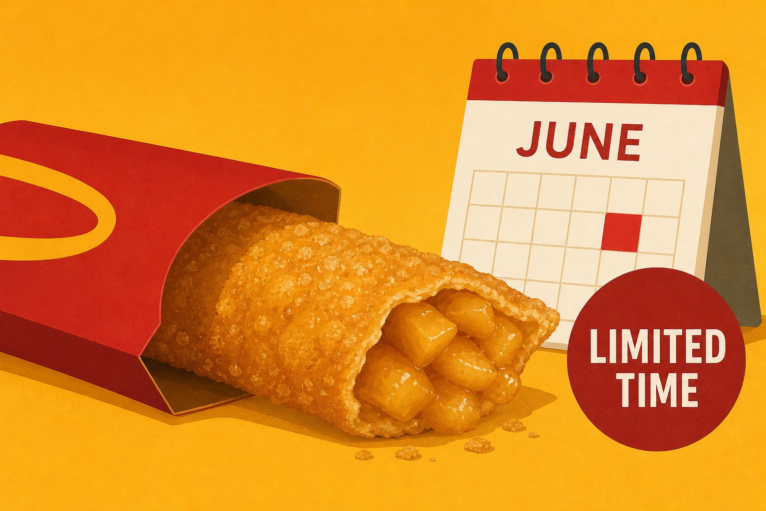 McDonald's fried apple pie returns nationwide for a limited time in June