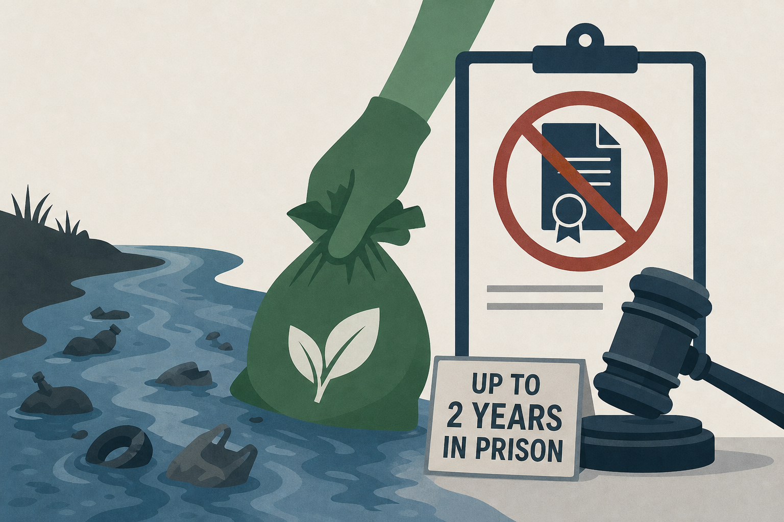 Volunteer Under Investigation for Cleaning Polluted River Without a License, Faces Two Years in Prison