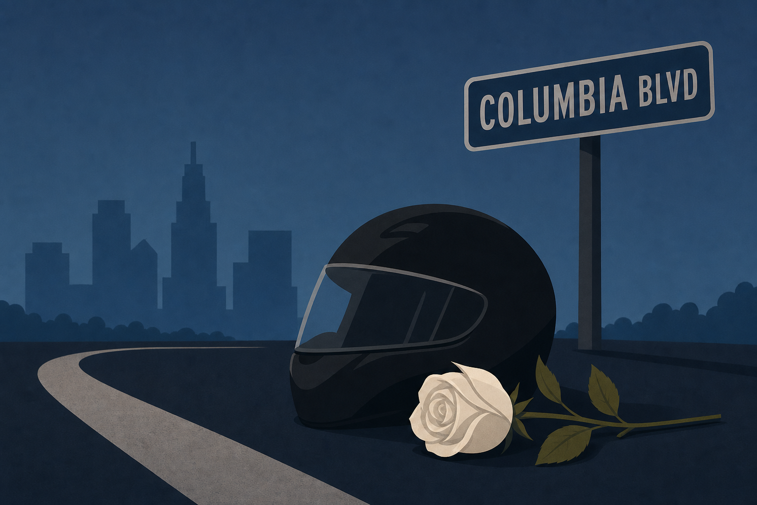 21-year-old motorcyclist killed near Columbia Blvd identified