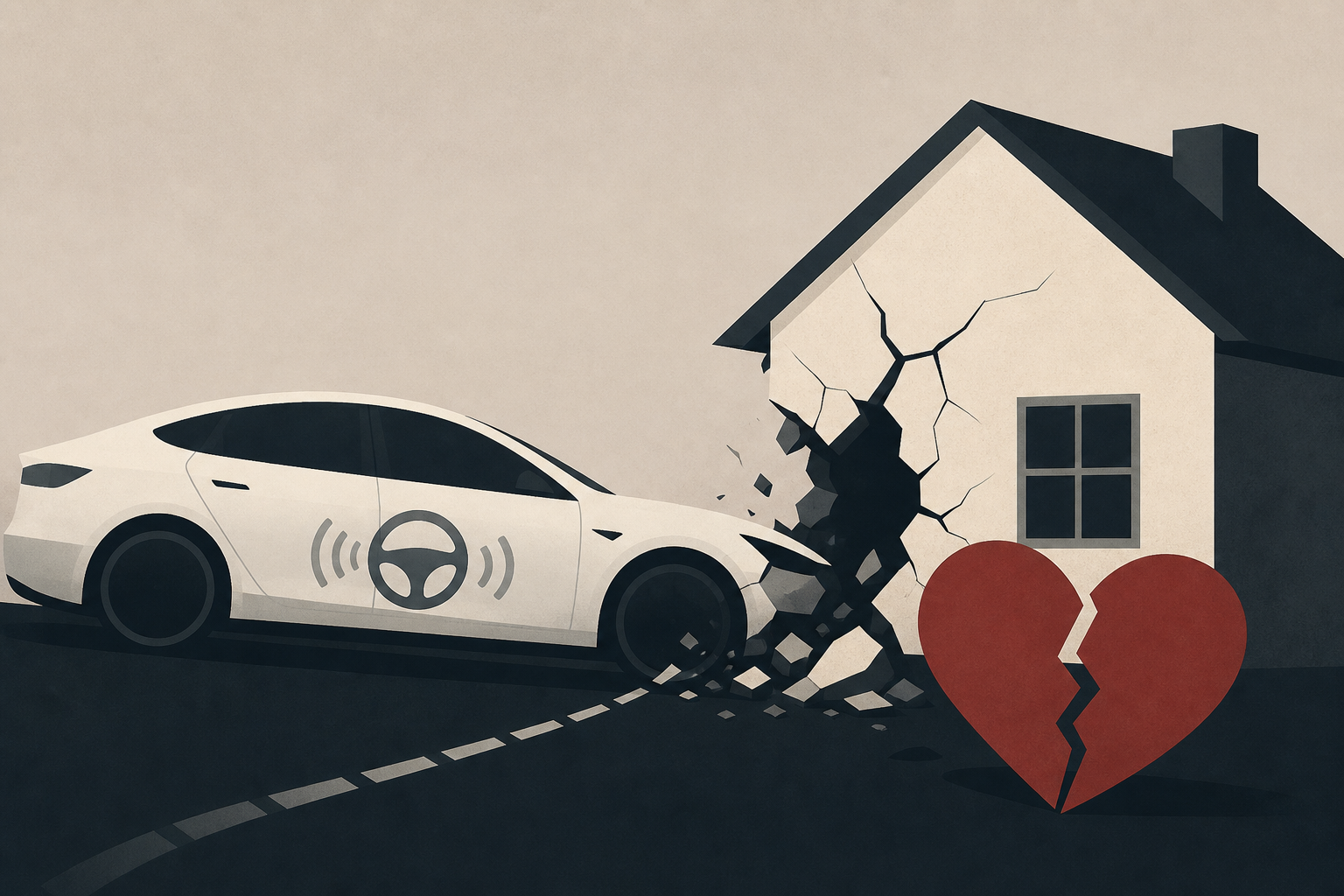 Tesla Driver Using Autopilot Crashes Into Home in Texas and Kills a Woman, Officials Say