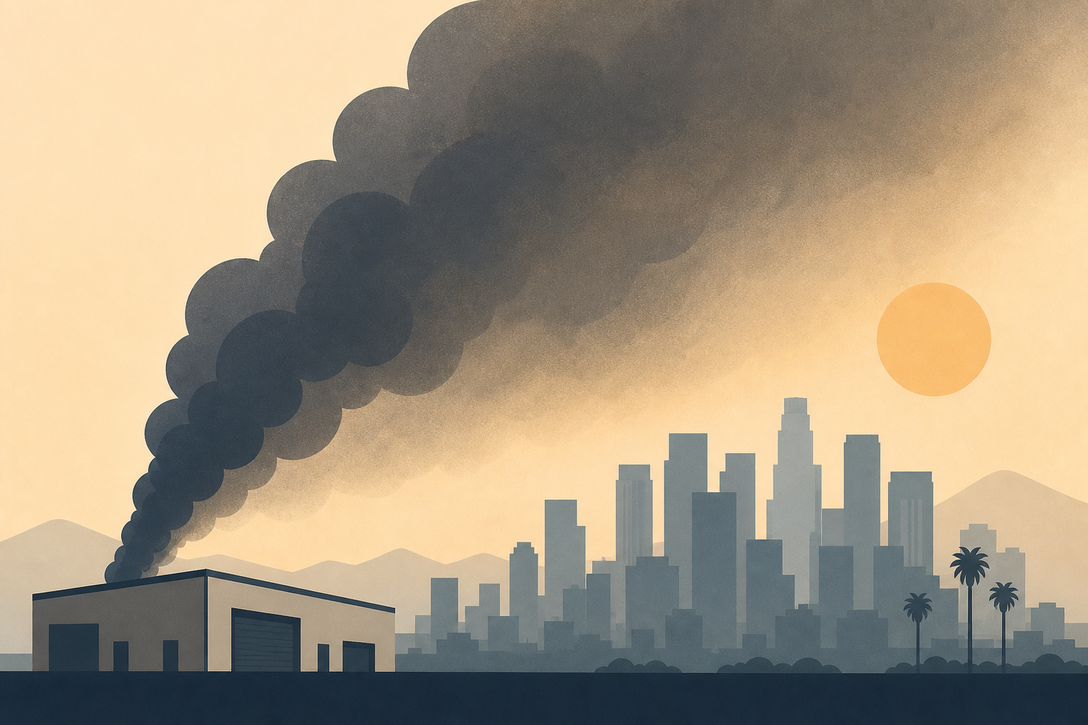 Boyle Heights Warehouse Fire Spreads Smoke Across Los Angeles