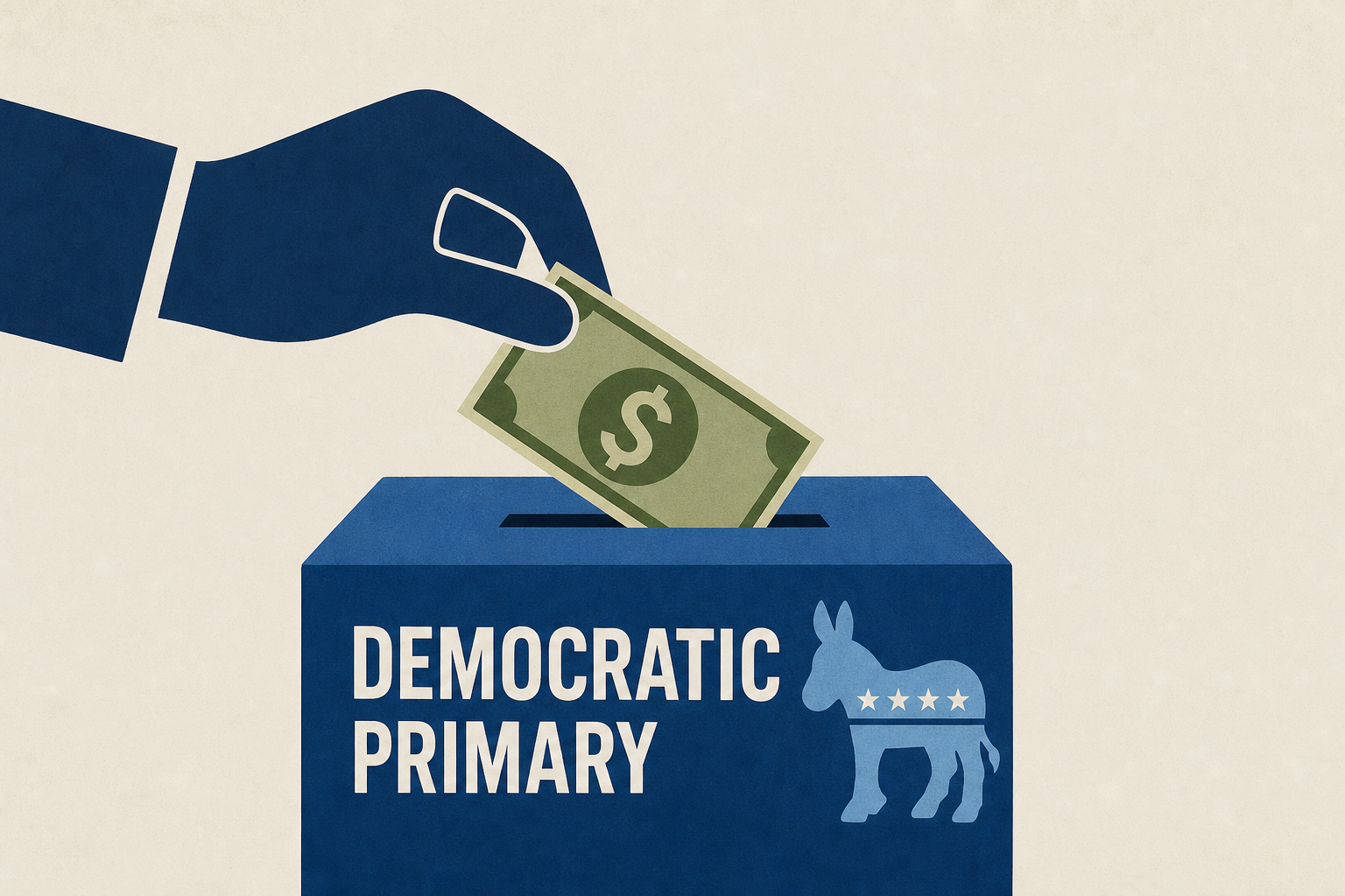 Conservatives spent heavily in key Democratic primaries, filings show