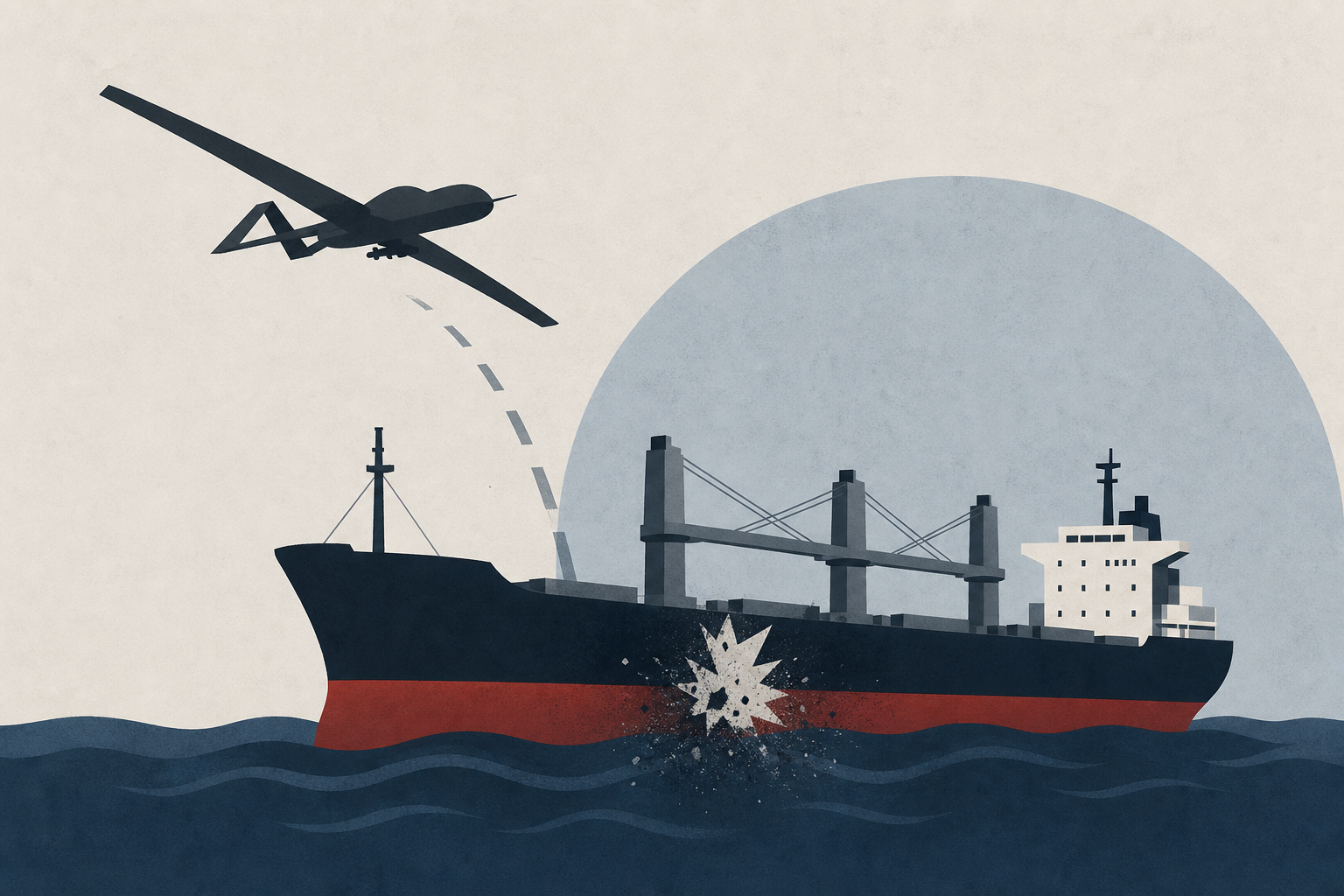 Russian drone hits Turkish dry cargo vessel, Ukrainian Navy says