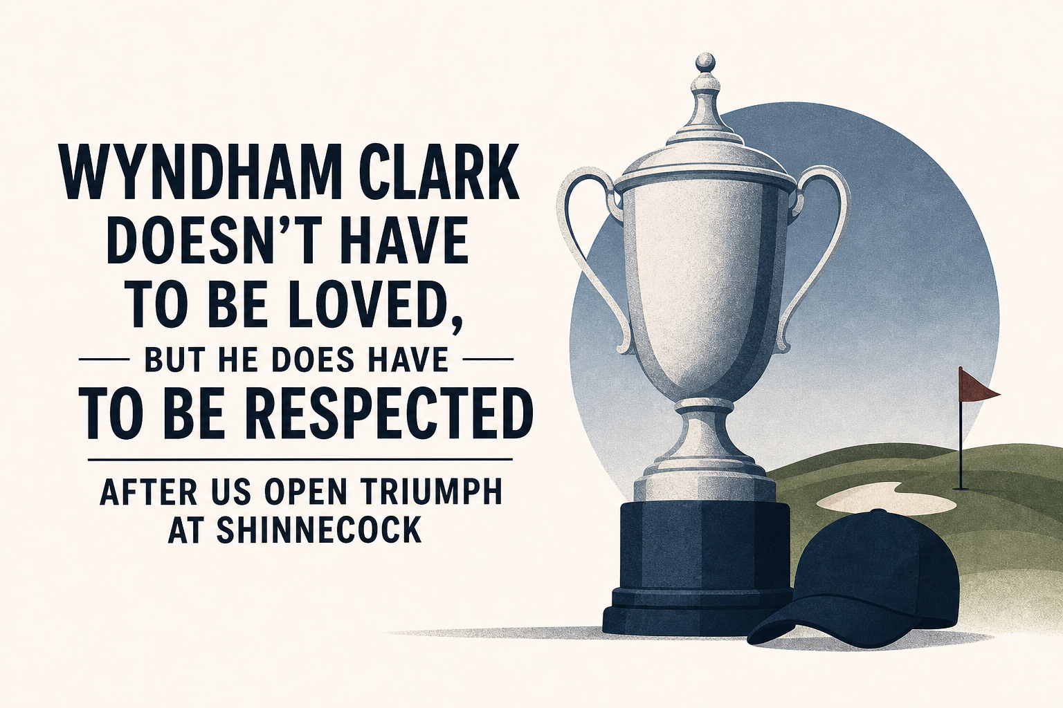 Wyndham Clark doesn't have to be loved, but he does have to be respected after US Open triumph at Shinnecock