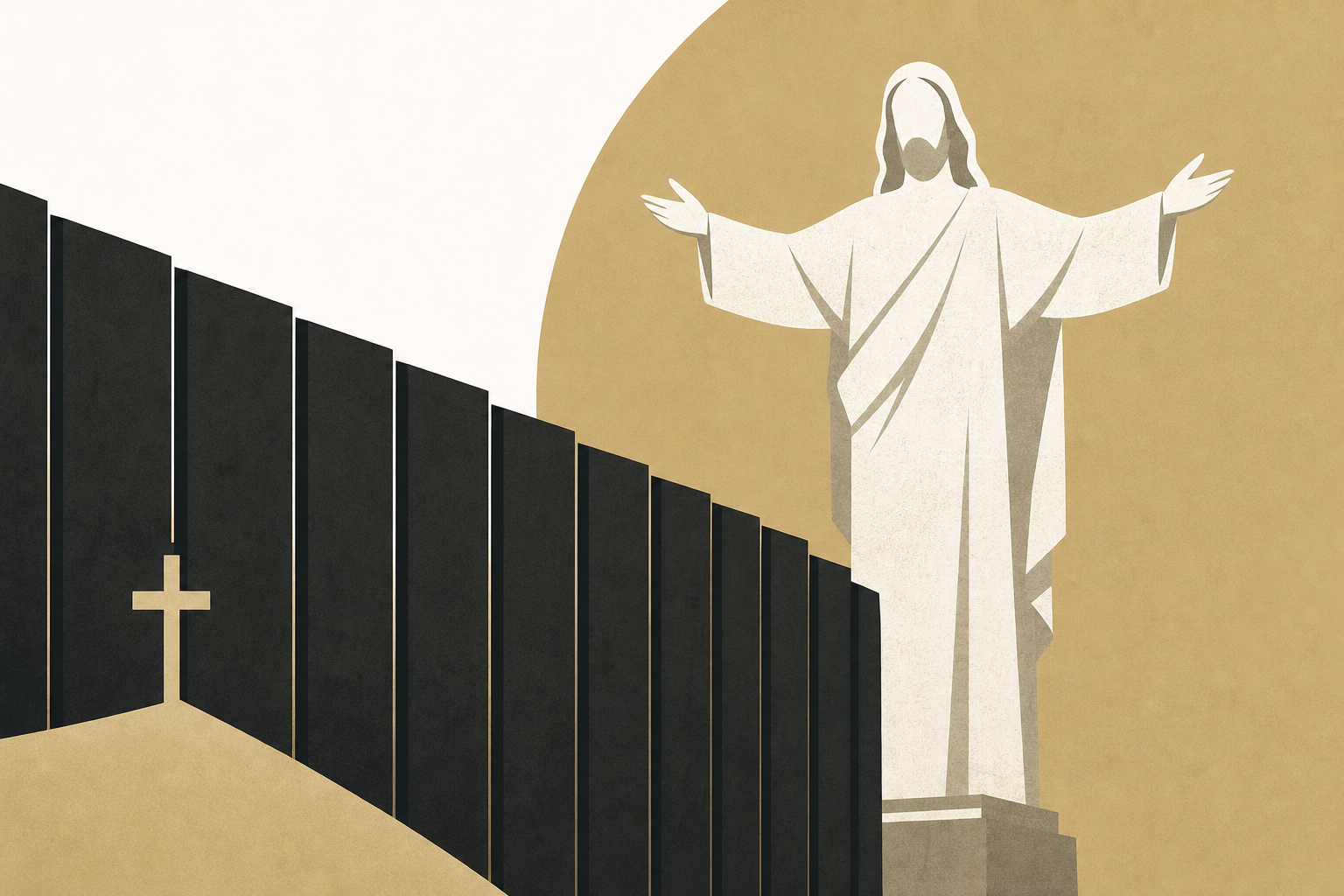Catholic diocese tries to stop Trump’s border wall that ‘desecrates’ 29-foot tall Jesus statue