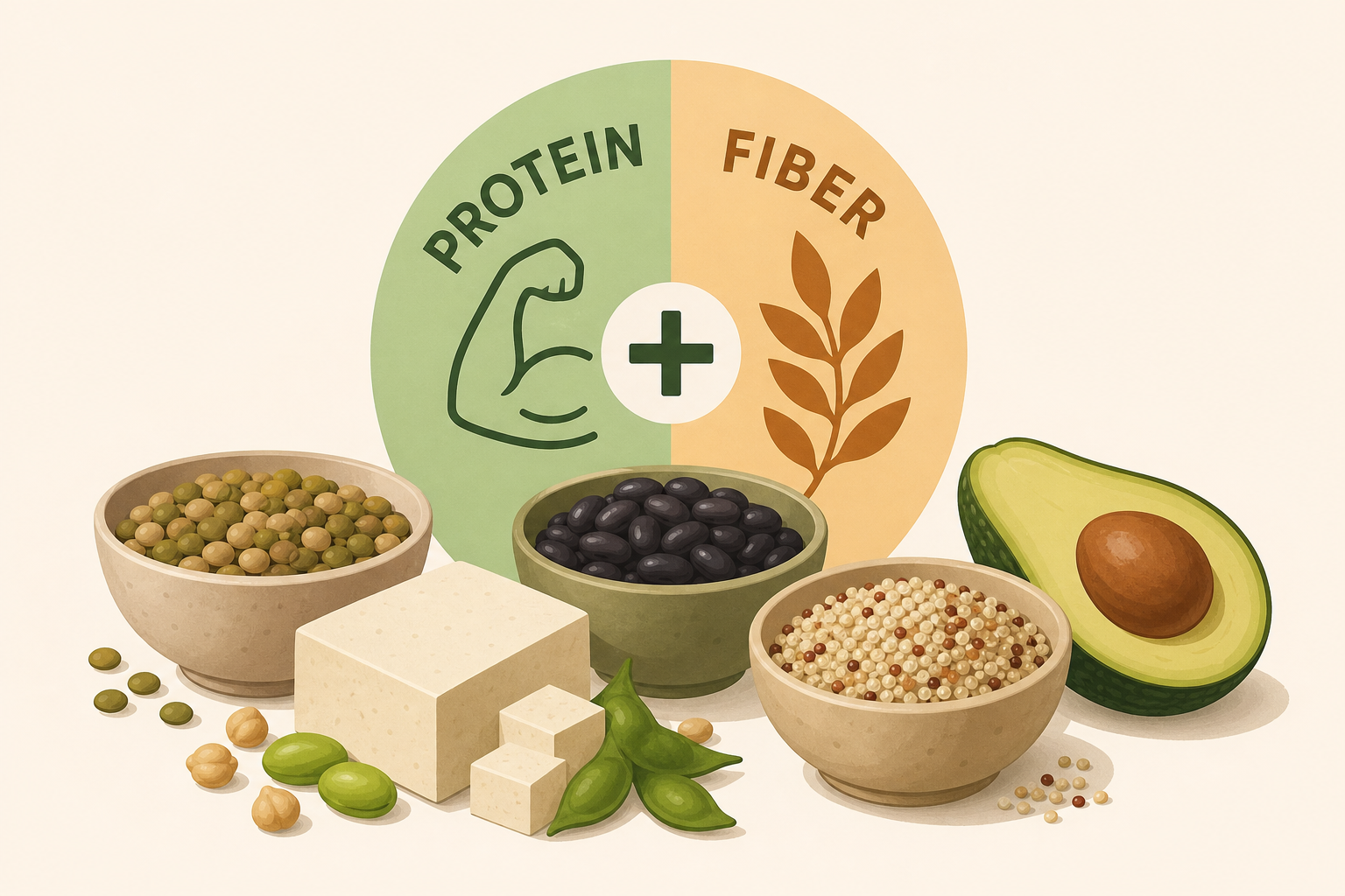 5 Foods That Contain Both Protein and Fiber