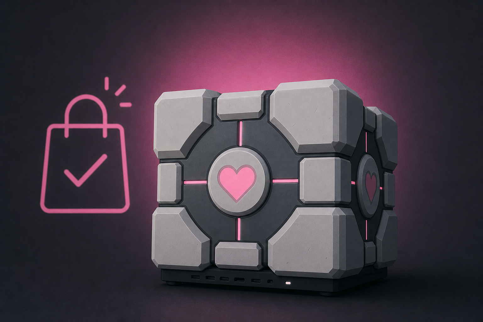 The dBrand Companion Cube Steam Machine Case Is Live, And We Have One
