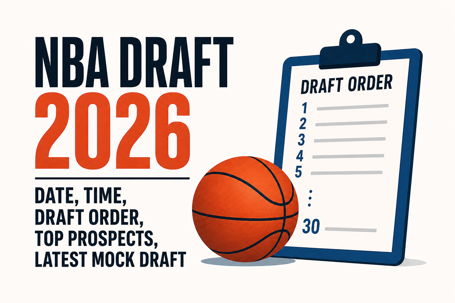 NBA Draft 2026: Date, time, draft order, top prospects, latest mock draft