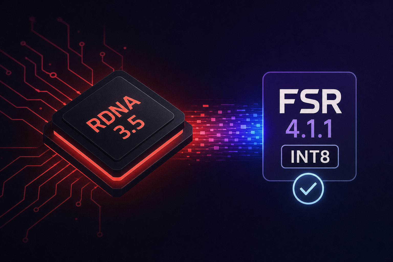 Accidentally Leaked FSR 4.1.1 INT8 Reportedly Works With RDNA 3.5 Graphics