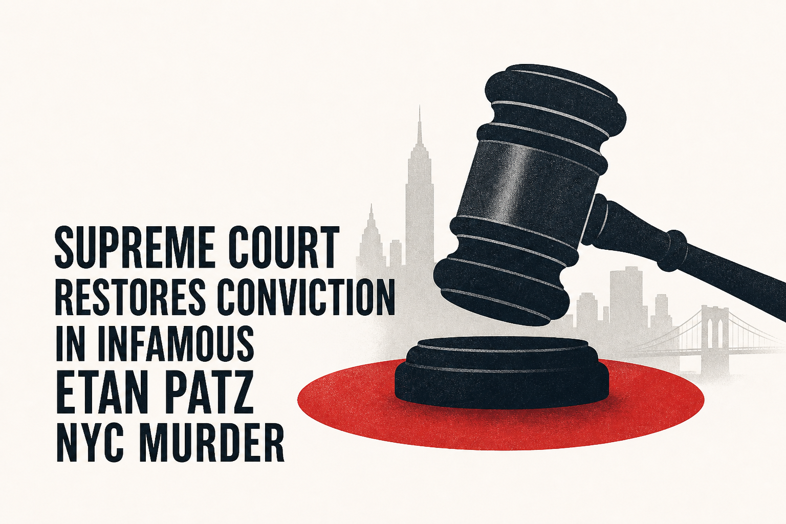 Supreme Court restores conviction in infamous Etan Patz NYC murder
