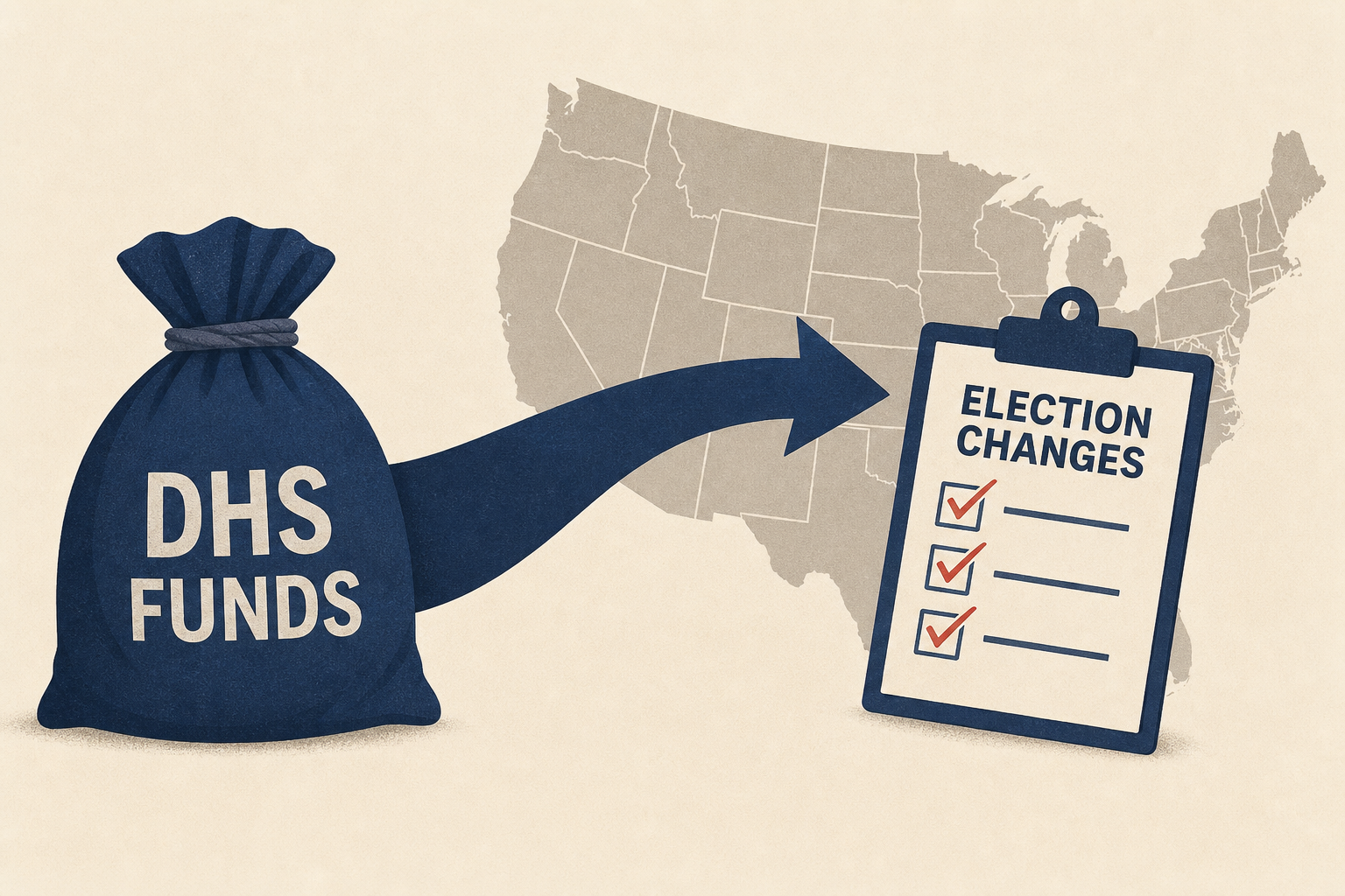 Trump admin plans to use DHS funds to force states election changes