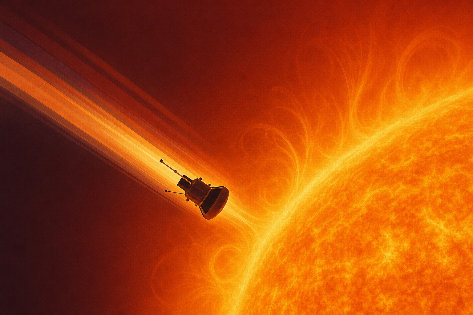 In December 2024 a NASA spacecraft flew straight into the Sun’s outer atmosphere at 430,000 miles per hour, the fastest any human-made object has ever moved, through a region millions of degrees hot —
