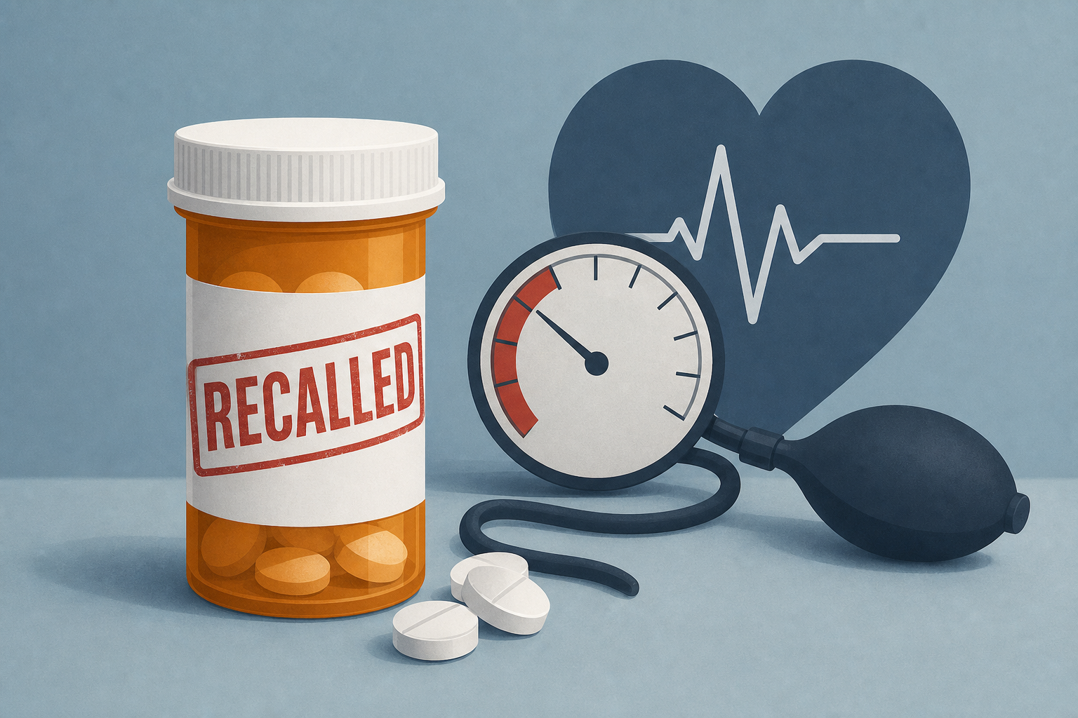 Blood pressure medication recalled for potential ineffectiveness