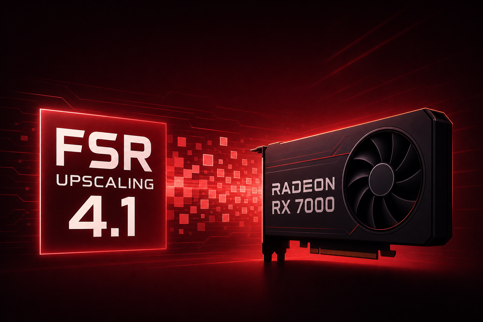 AMD FSR Upscaling 4.1 Officially Released for Radeon RX 7000 GPUs