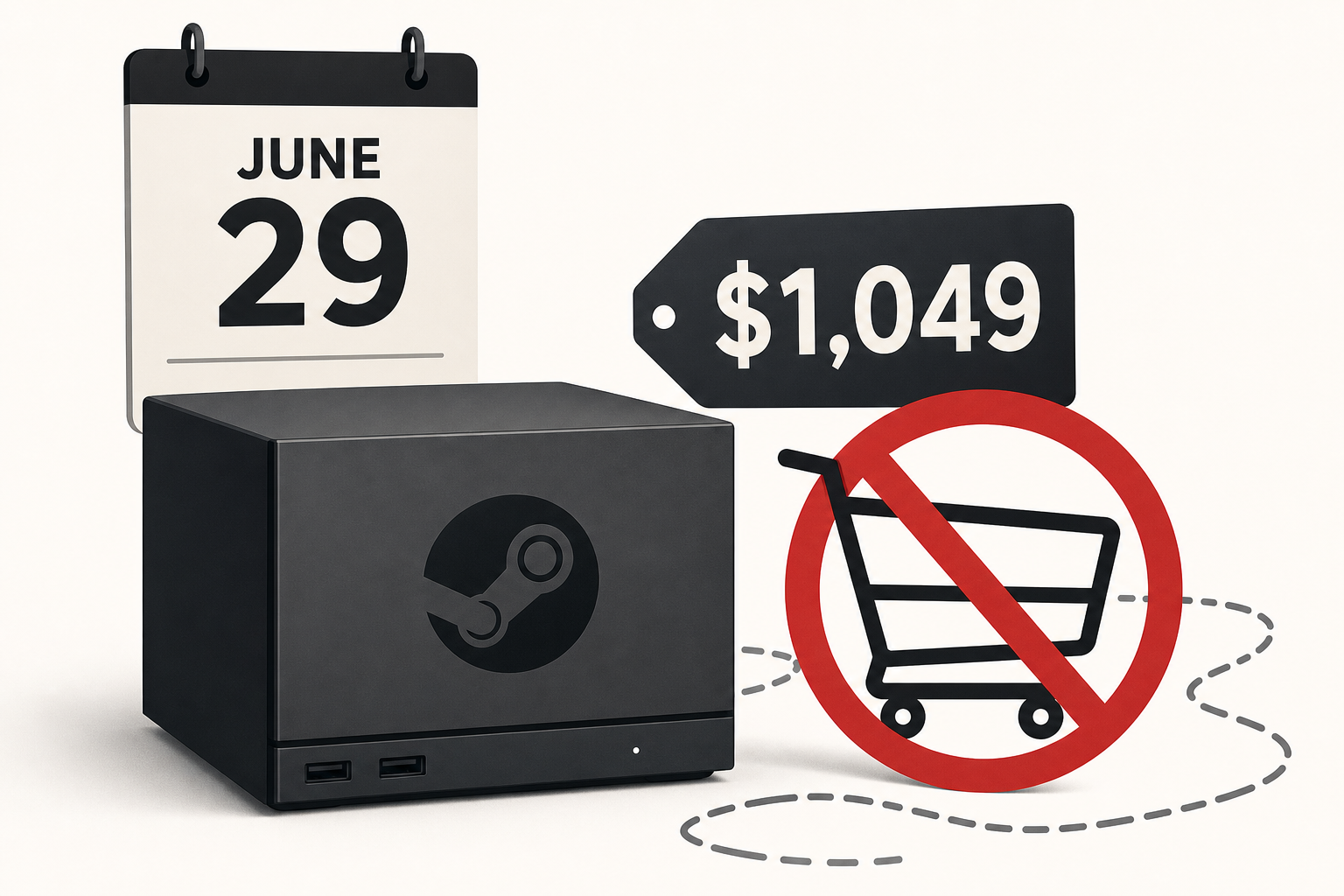 Valve's Steam Machine ships June 29 for $1,049, but you probably won't be able to buy one yet