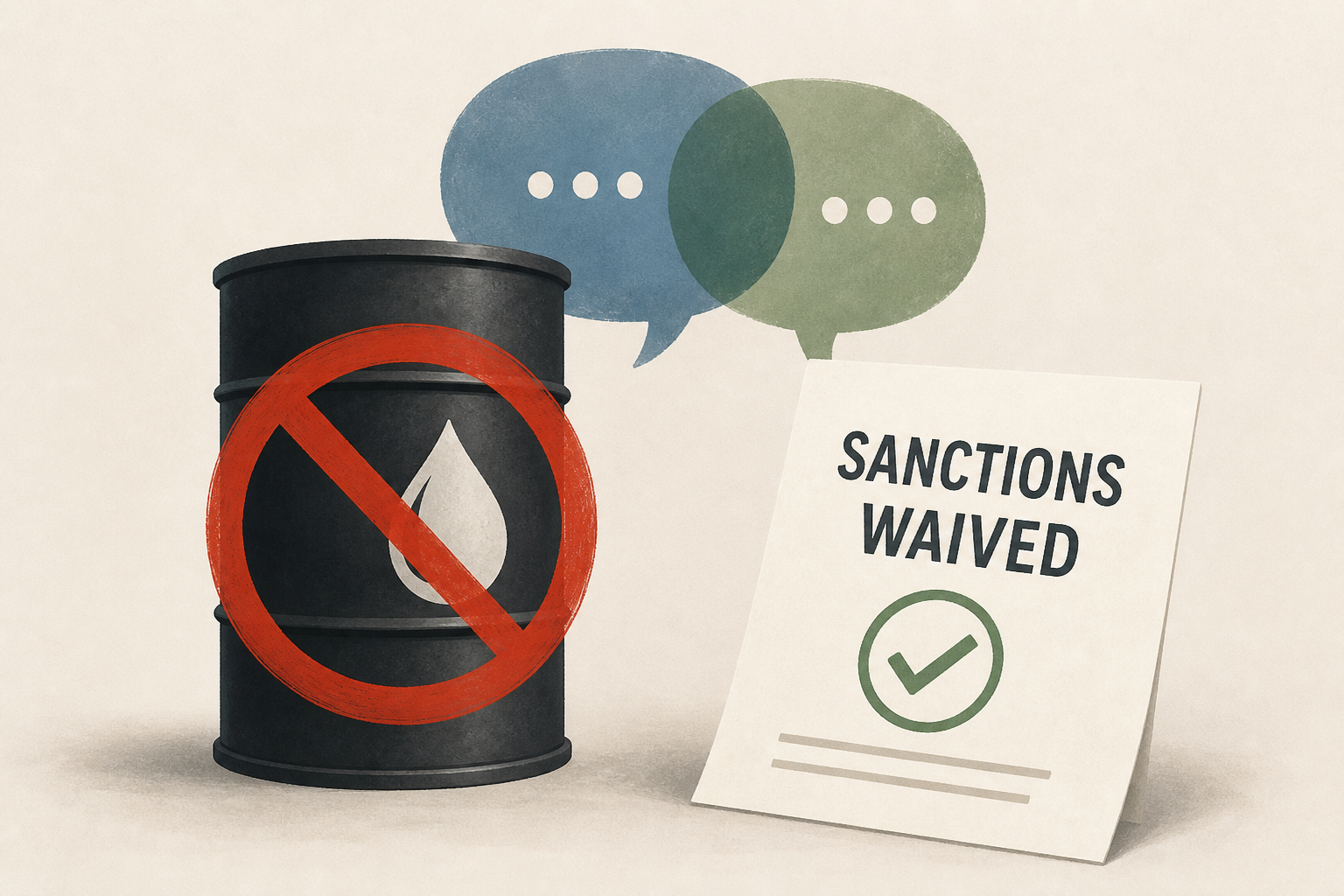 US waives Iran oil sanctions citing progress in talks