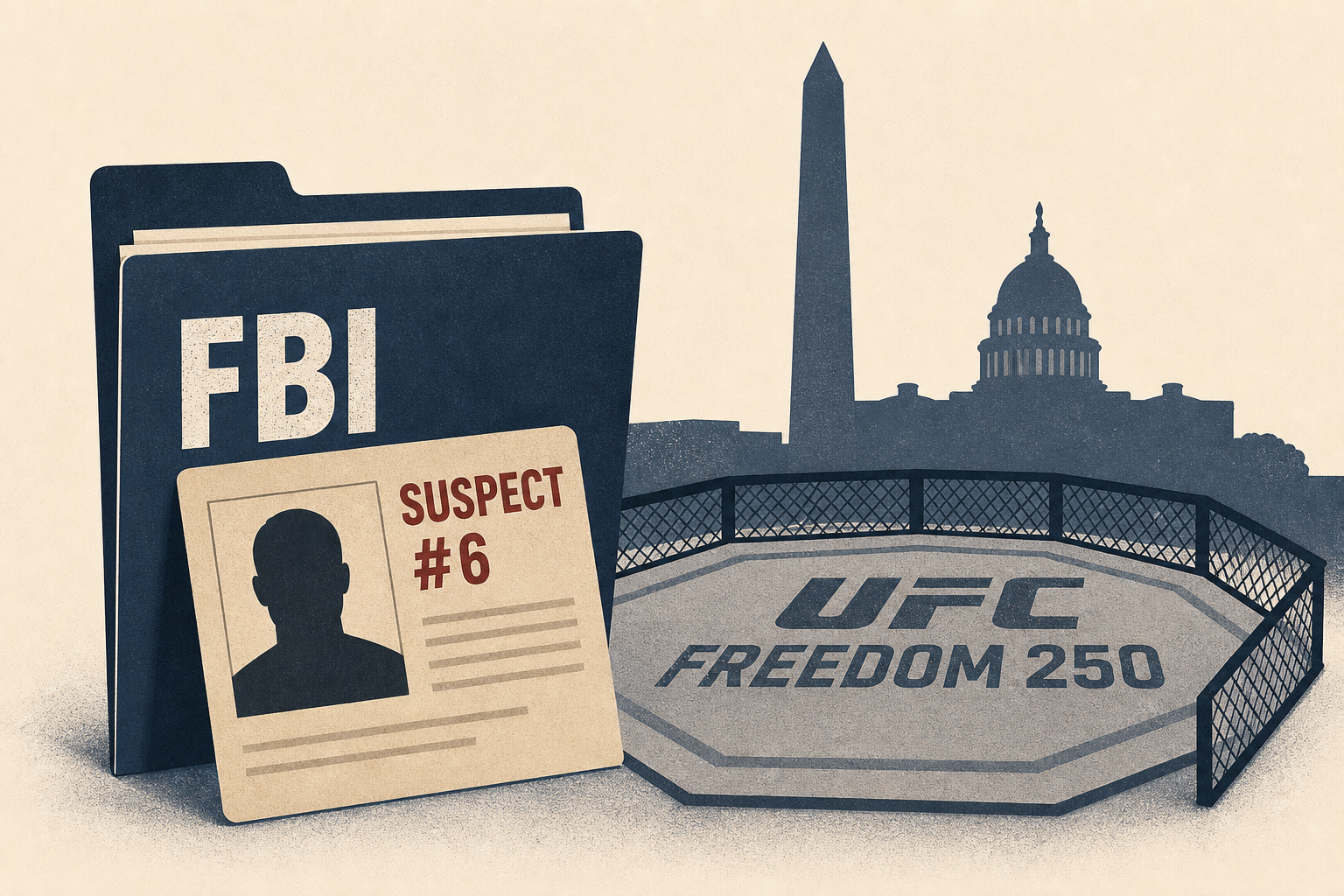 FBI names sixth suspect in alleged UFC Freedom 250 attack plot in DC