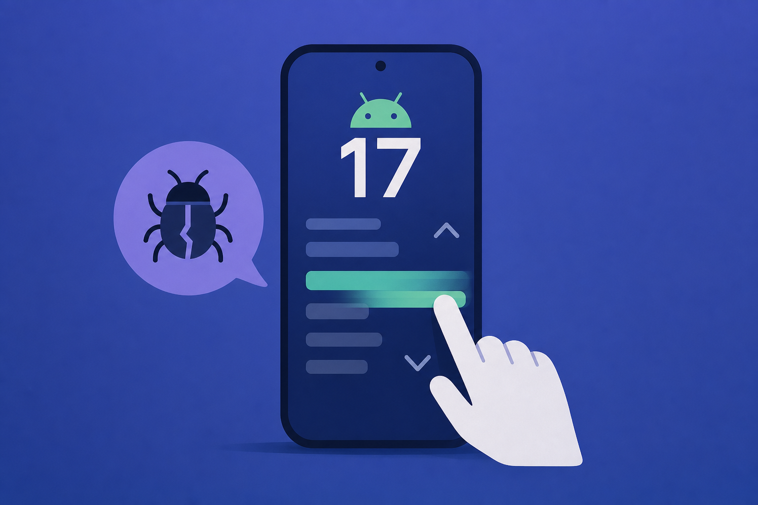 Google Pixel users report scrolling input bug in Android 17