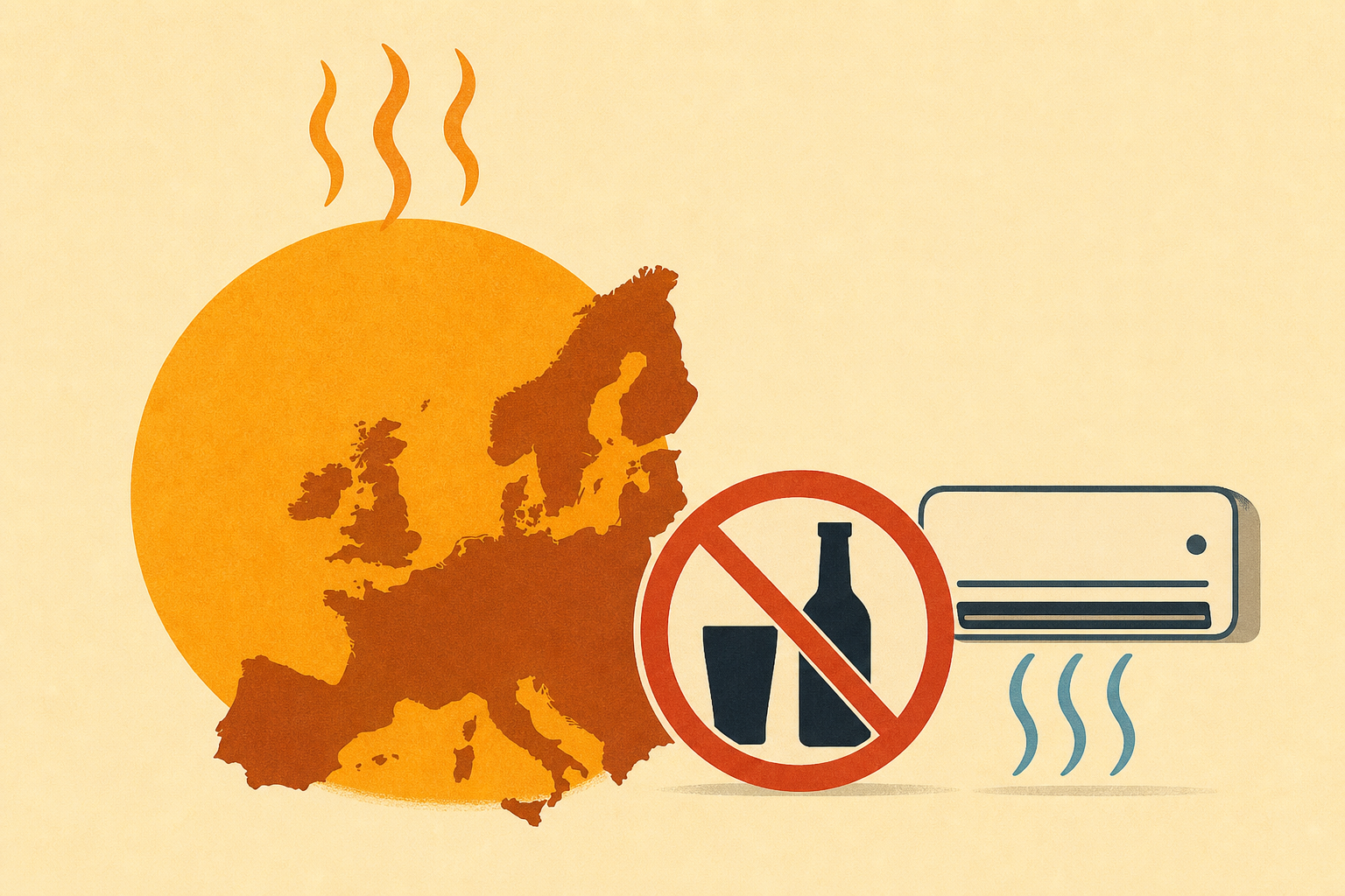 Europe's heat wave is so bad the French are considering banning public drinking and adopting AC