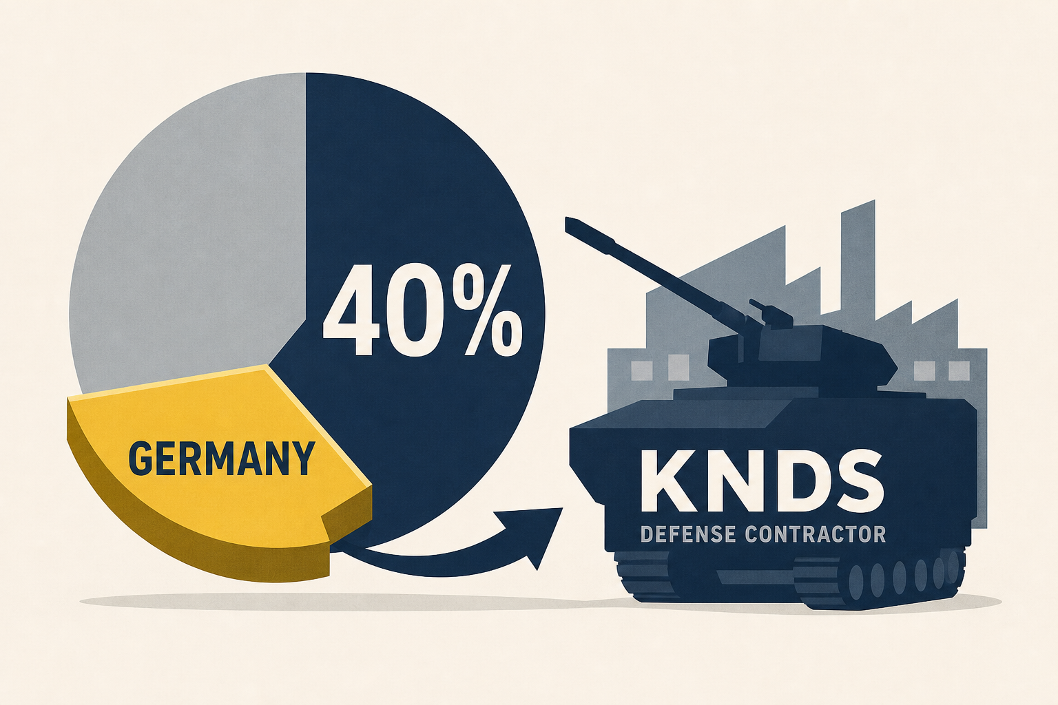 Germany plans to take 40% in defense contractor KNDS