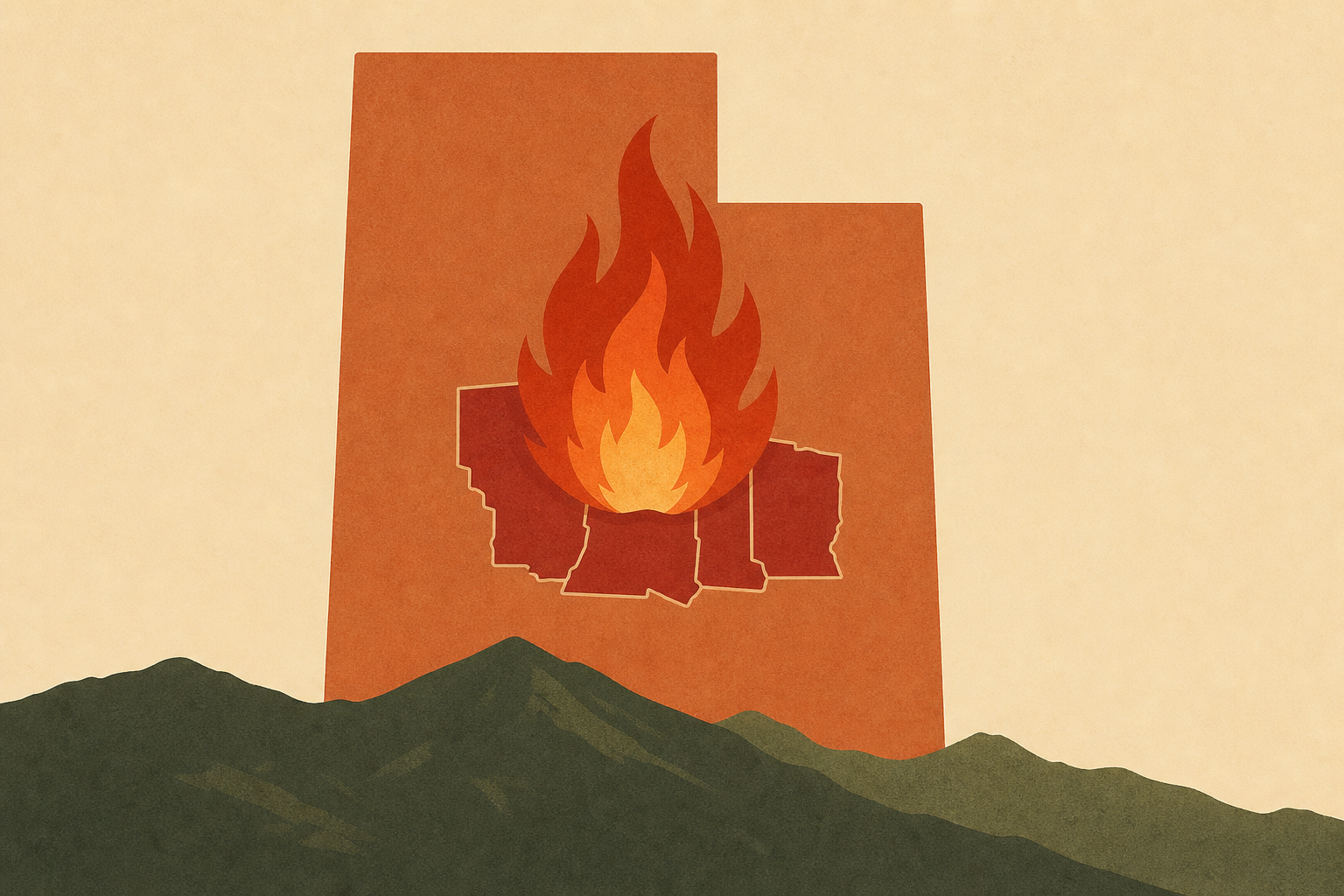 Iron Fire reaches 24,000 acres, burning across three counties in central Utah