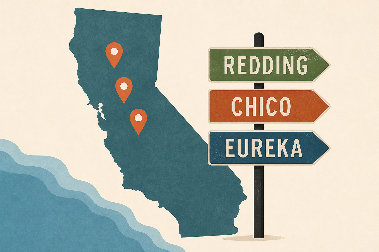 Redding Chico Eureka