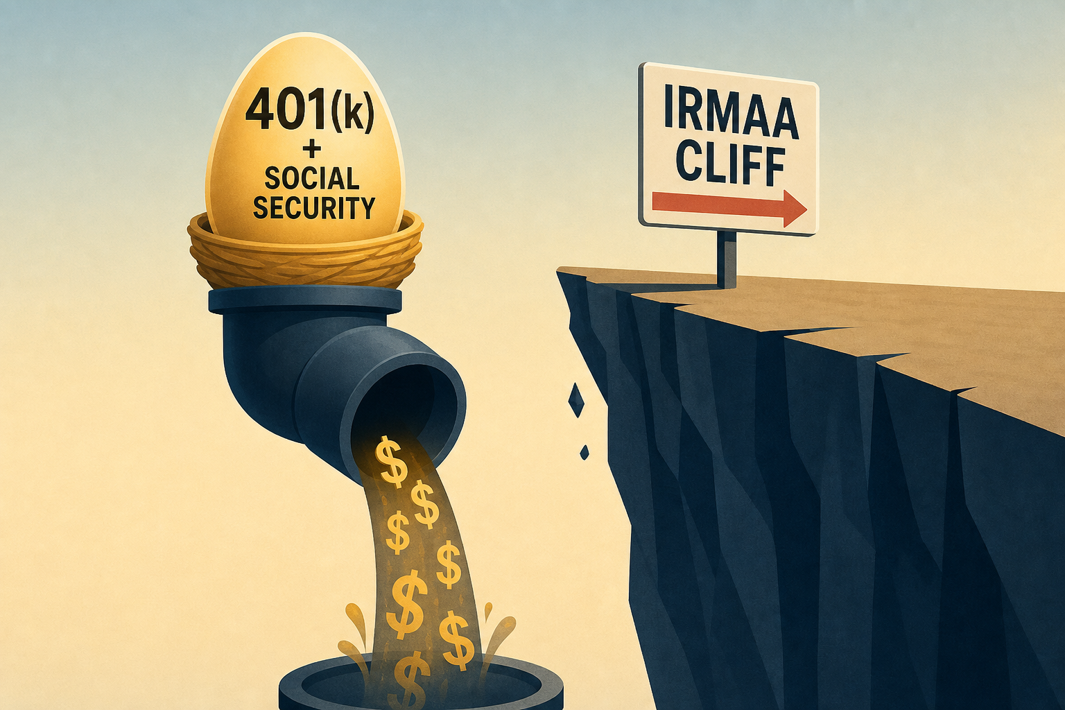 A $1.8 Million 401(k) and Social Security Coming Up? Drain It Before 70 to Dodge the IRMAA Cliff