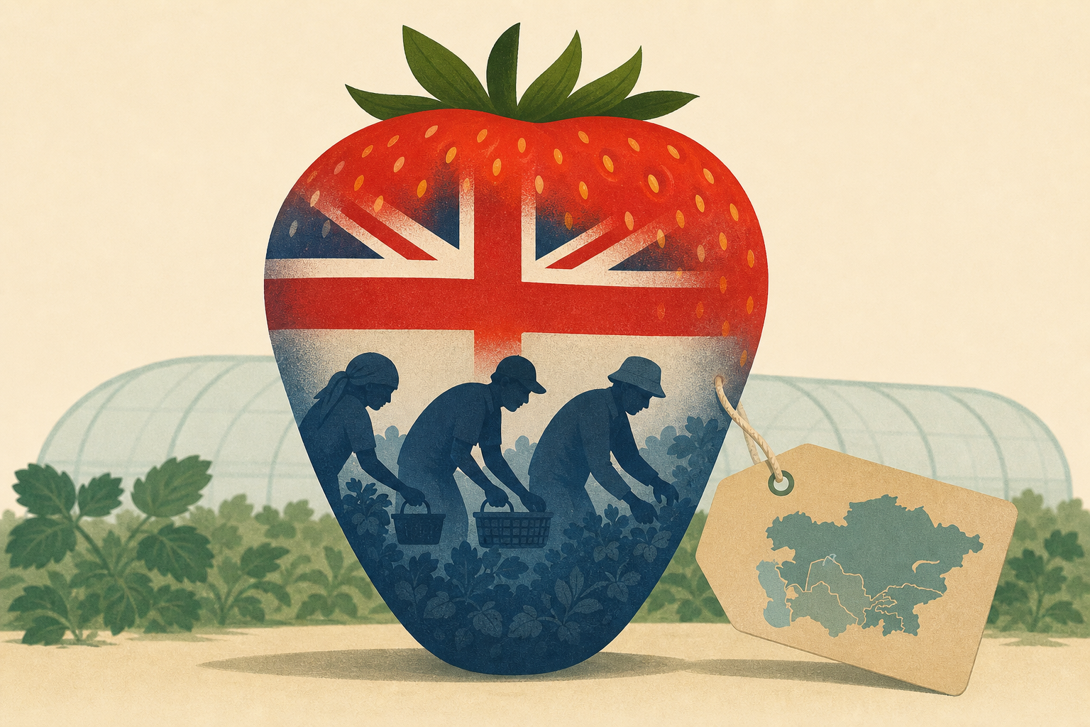 Those British Strawberries Are Being Picked by Central Asian Workers