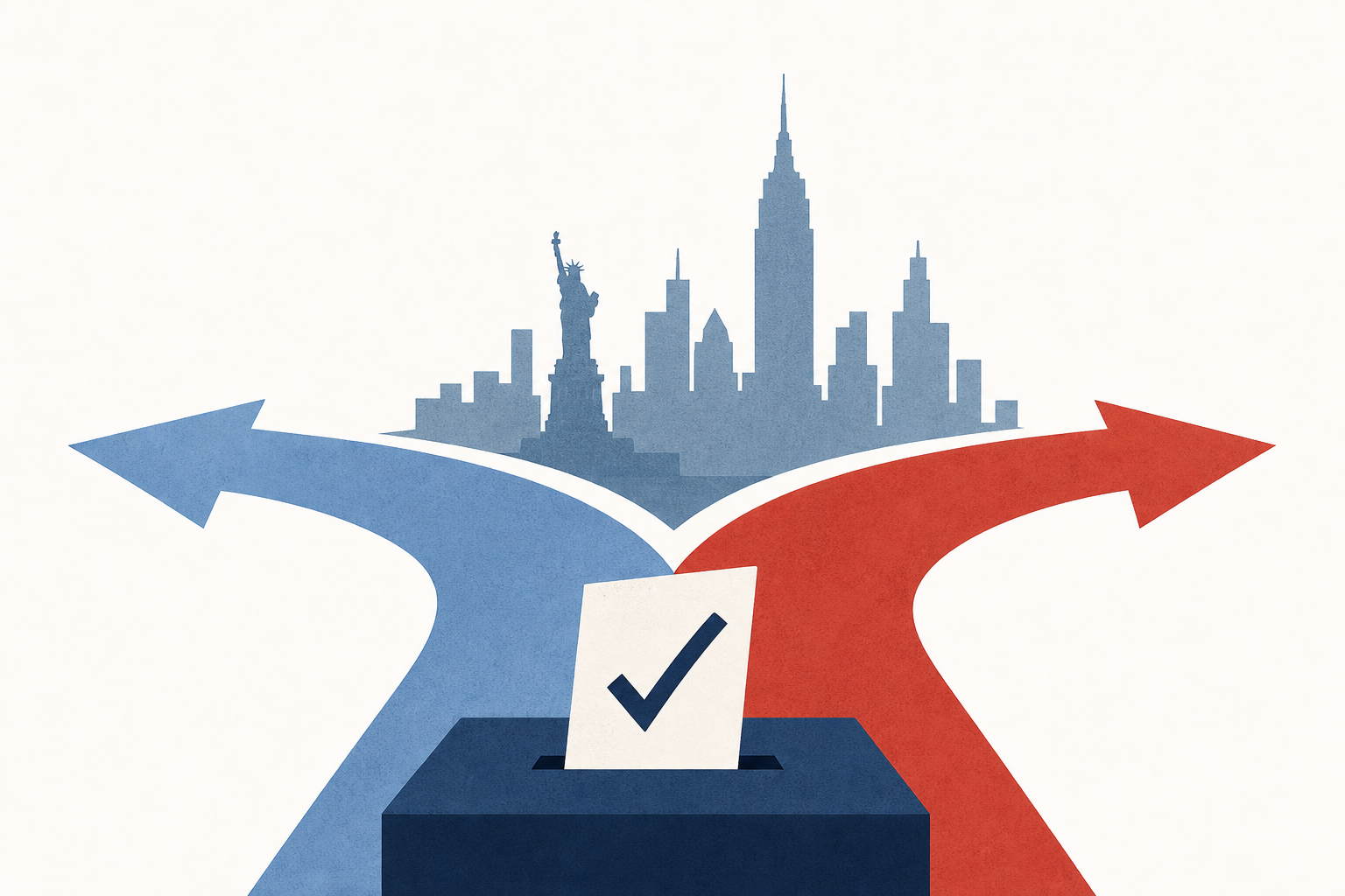 New Yorkers vote as Democrats weigh competing visions in era of Trump
