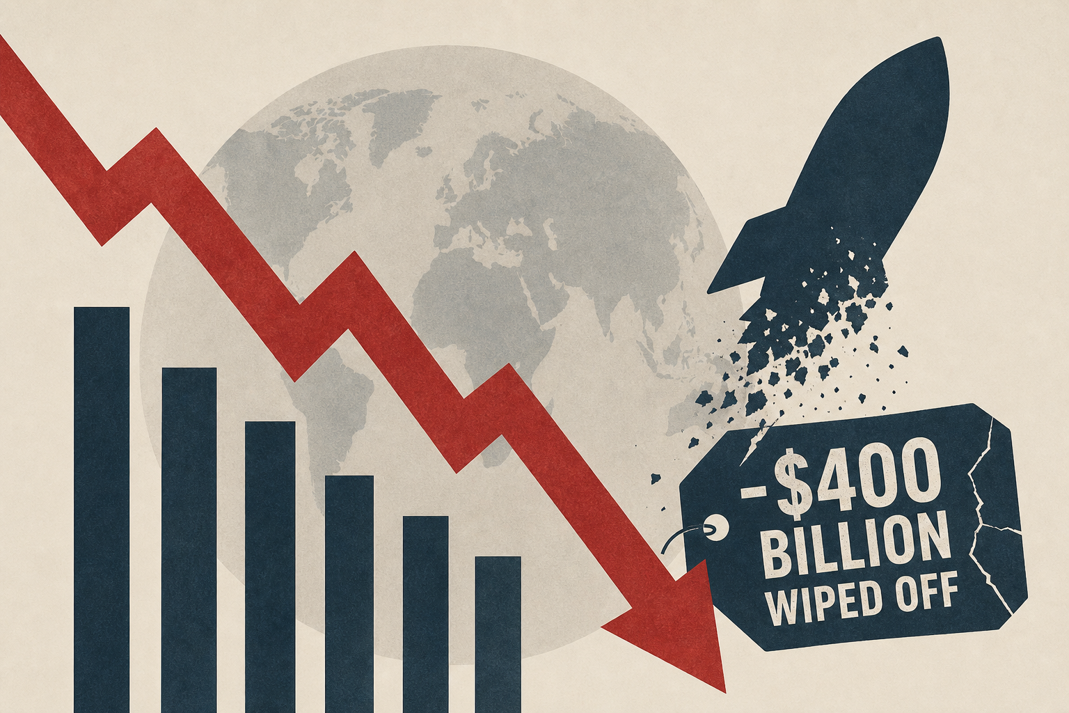 Stock markets tumble globally as Fed resets expectations: $400 billion wiped off SpaceX